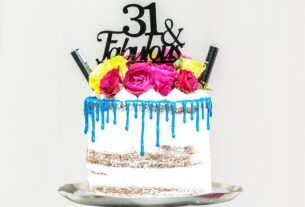 birthday cake with age