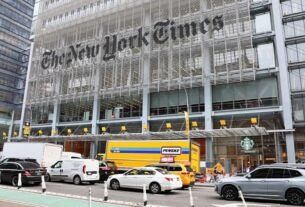new york times sues