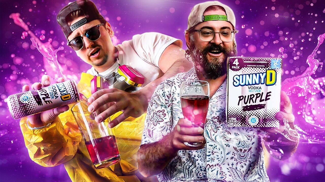 WATCH: BroBible Staff Solves The Mystery Of The New SunnyD Vodka Seltzer PURPLE 1 SunnyD Vodka Seltzer PURPLE Apr 2026 Featured
