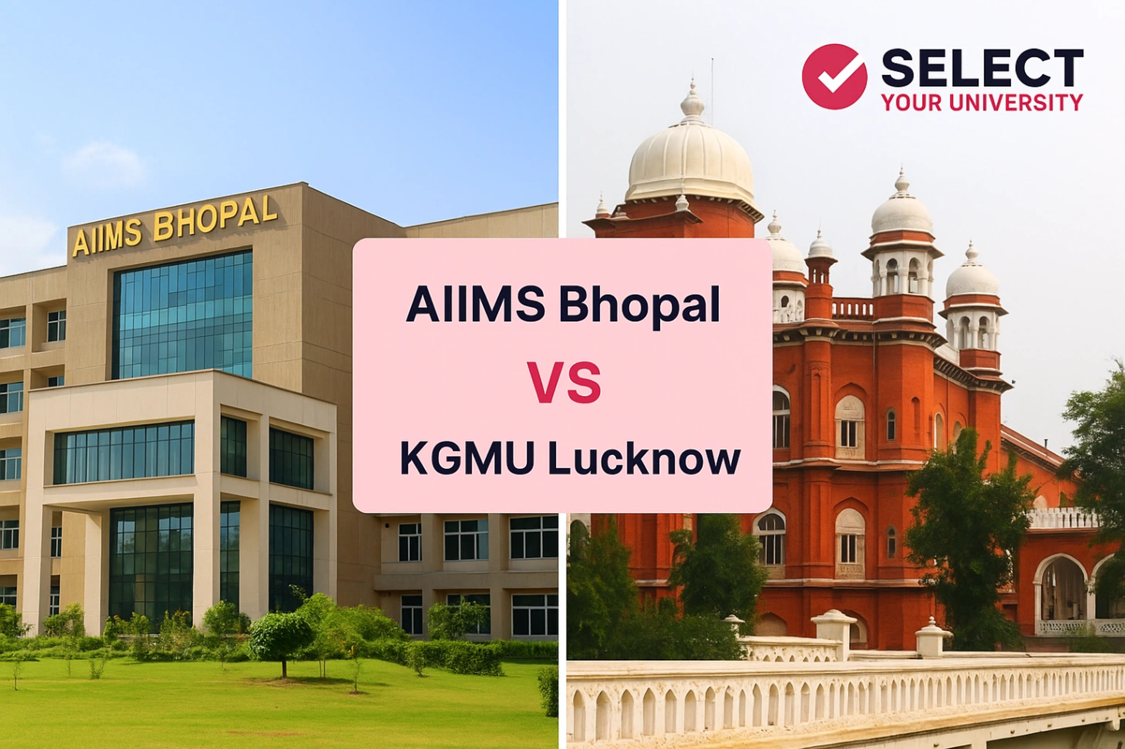 AIIMS Bhopal vs KGMU Lucknow