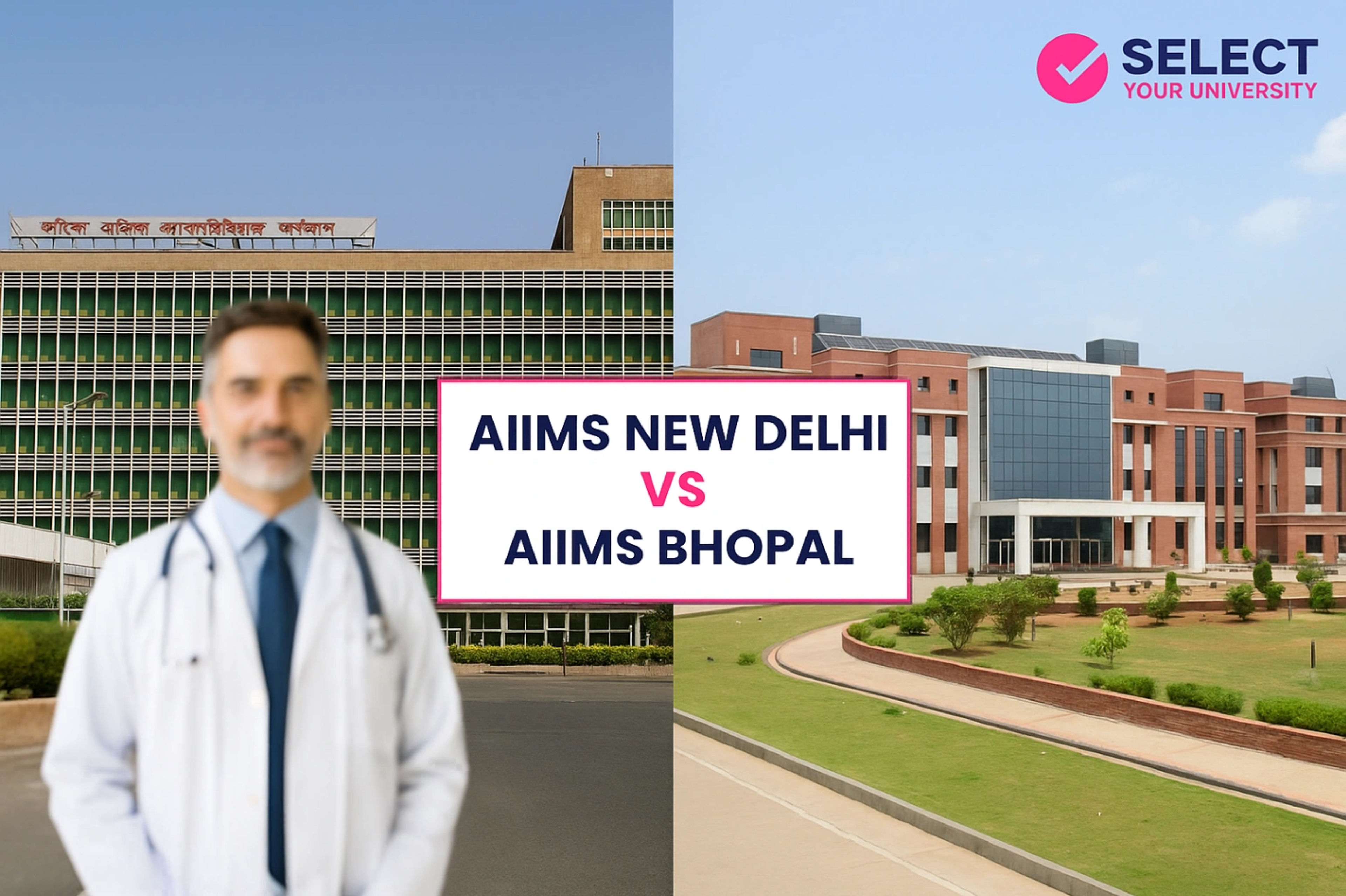 AIIMS New Delhi vs AIIMS Bhopal 