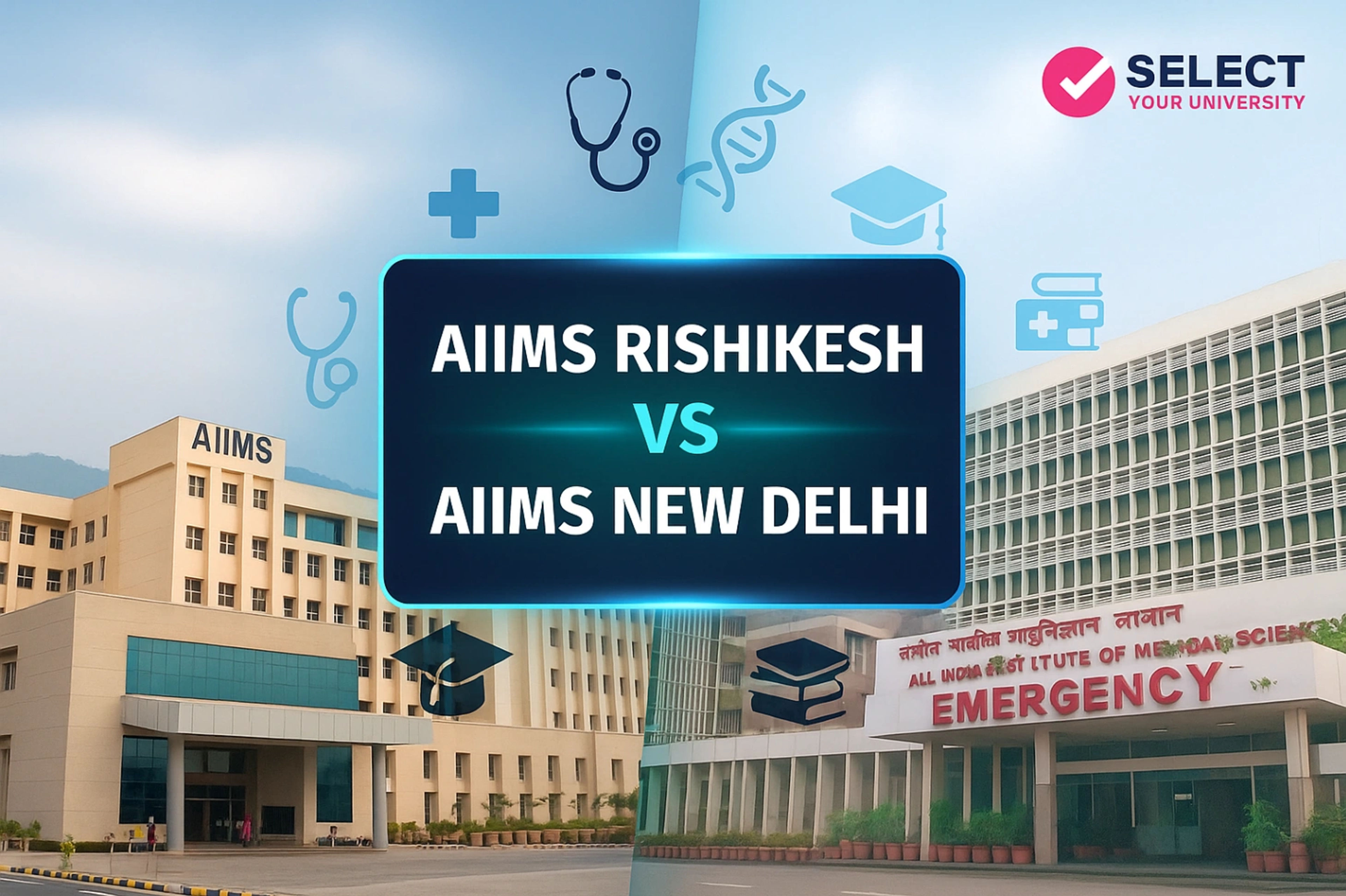 AIIMS Rishikesh vs AIIMS New Delhi