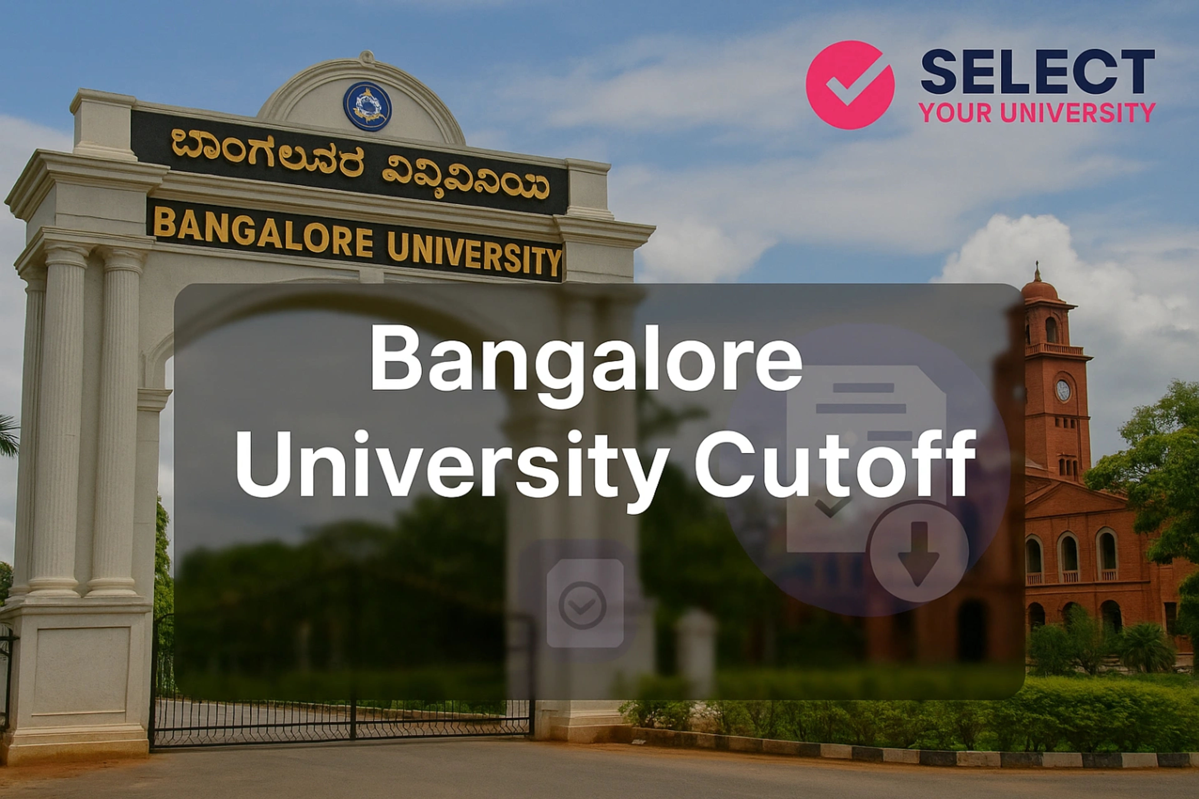 Bangalore University Cutoff