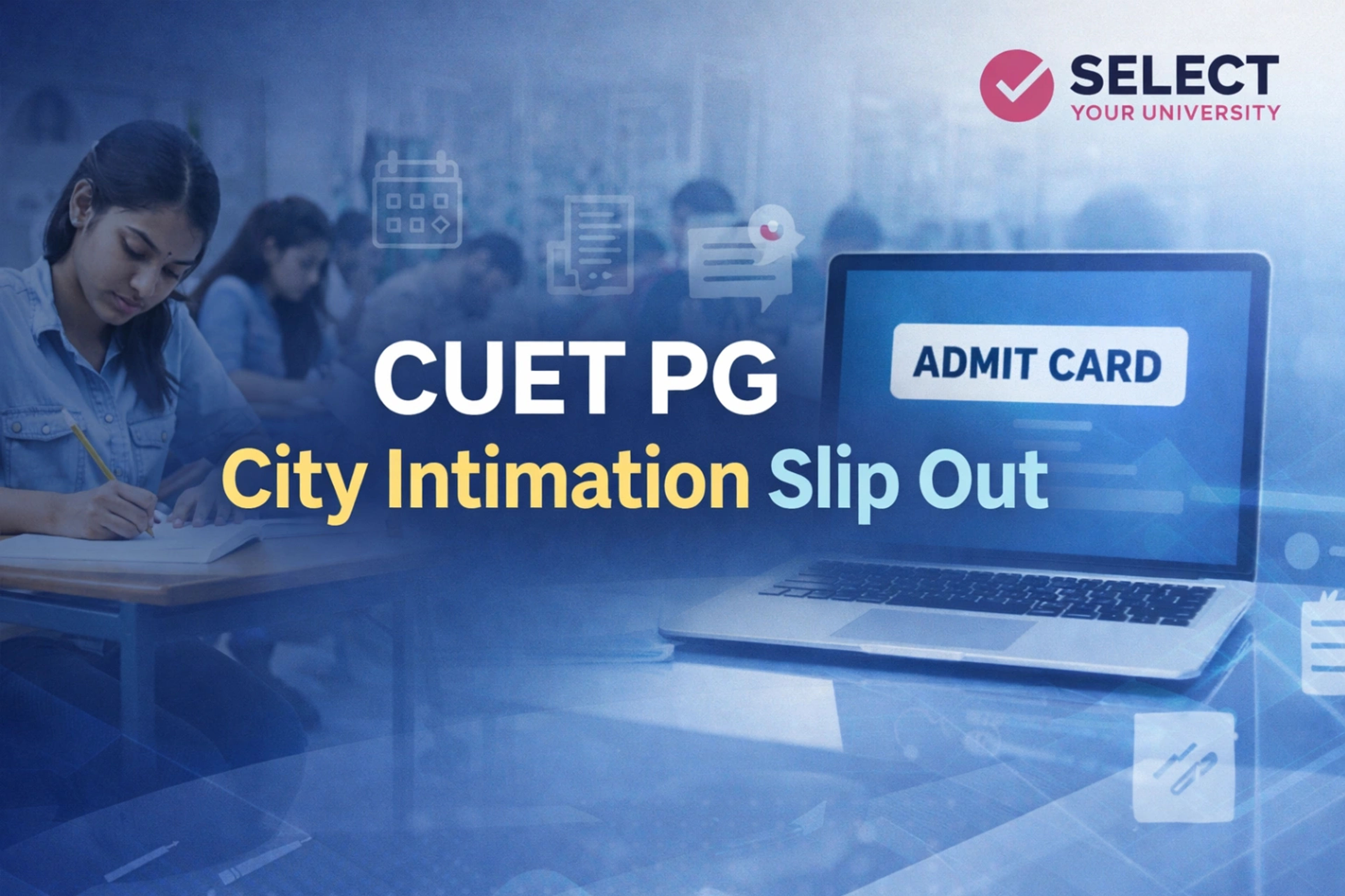 CUET PG 2026 Exam City Slip Released