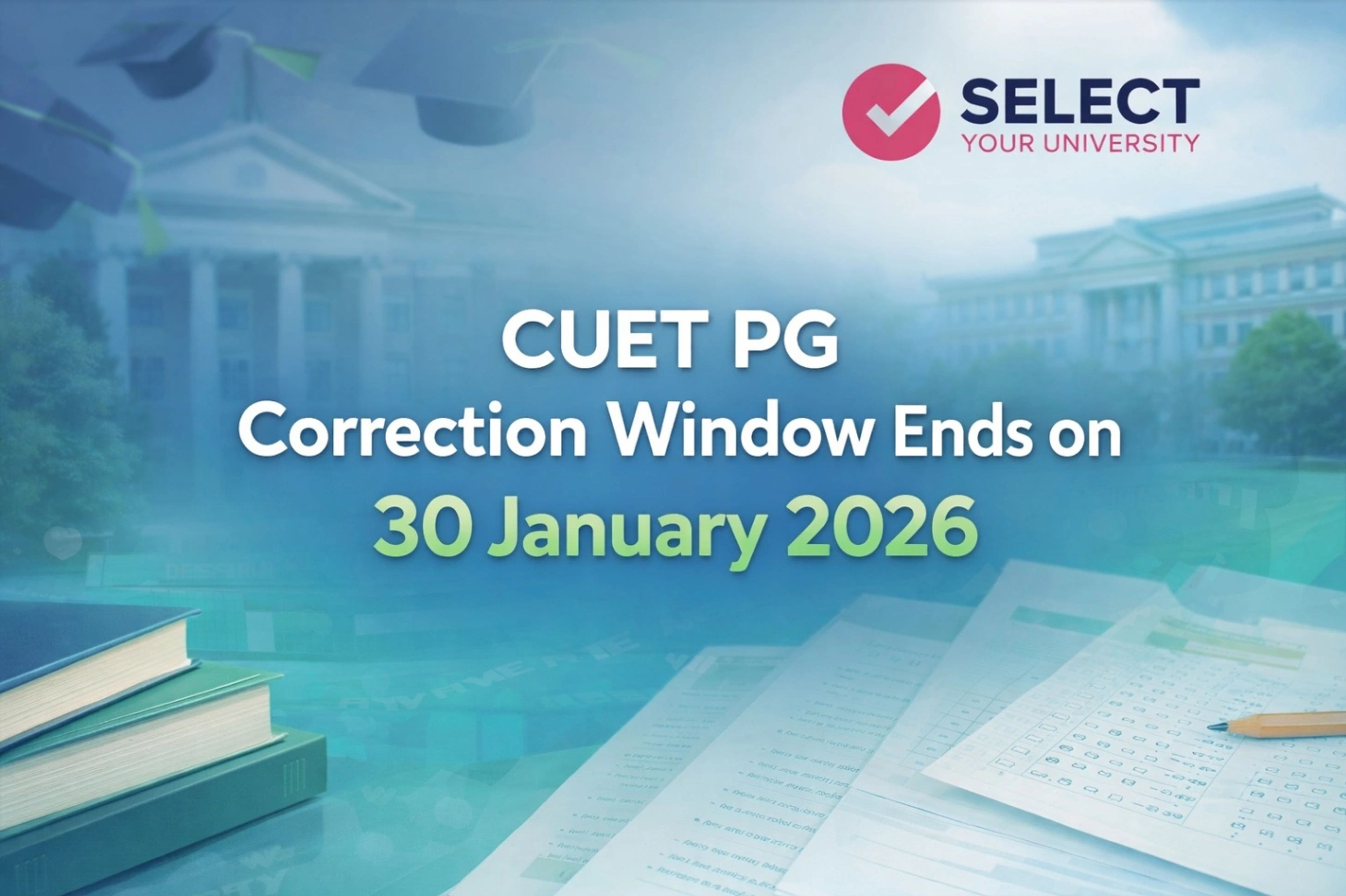 CUET PG Correction Window 2026