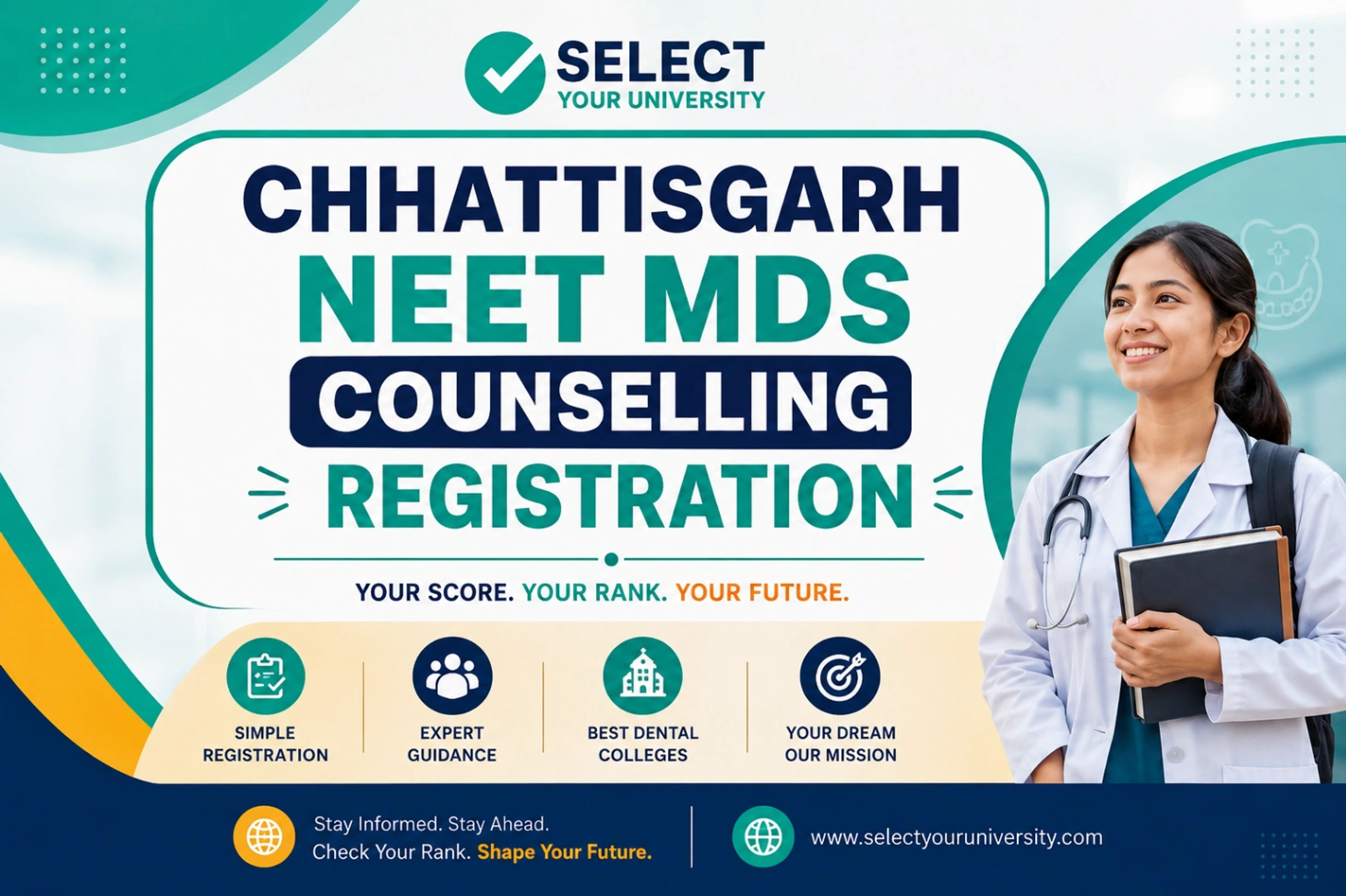 Chhattisgarh NEET MDS Counselling Registration