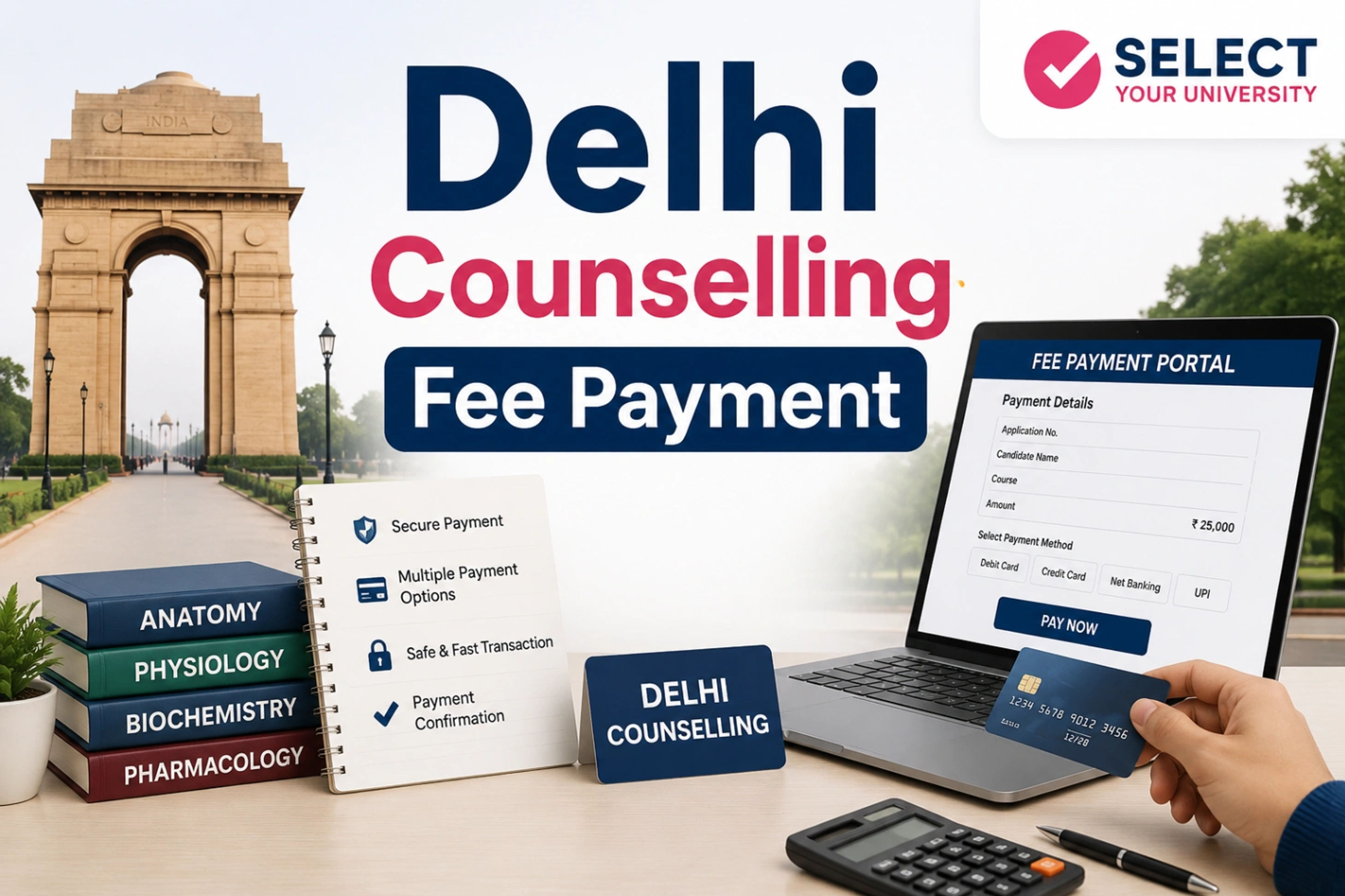 Delhi Counselling Fee Payment