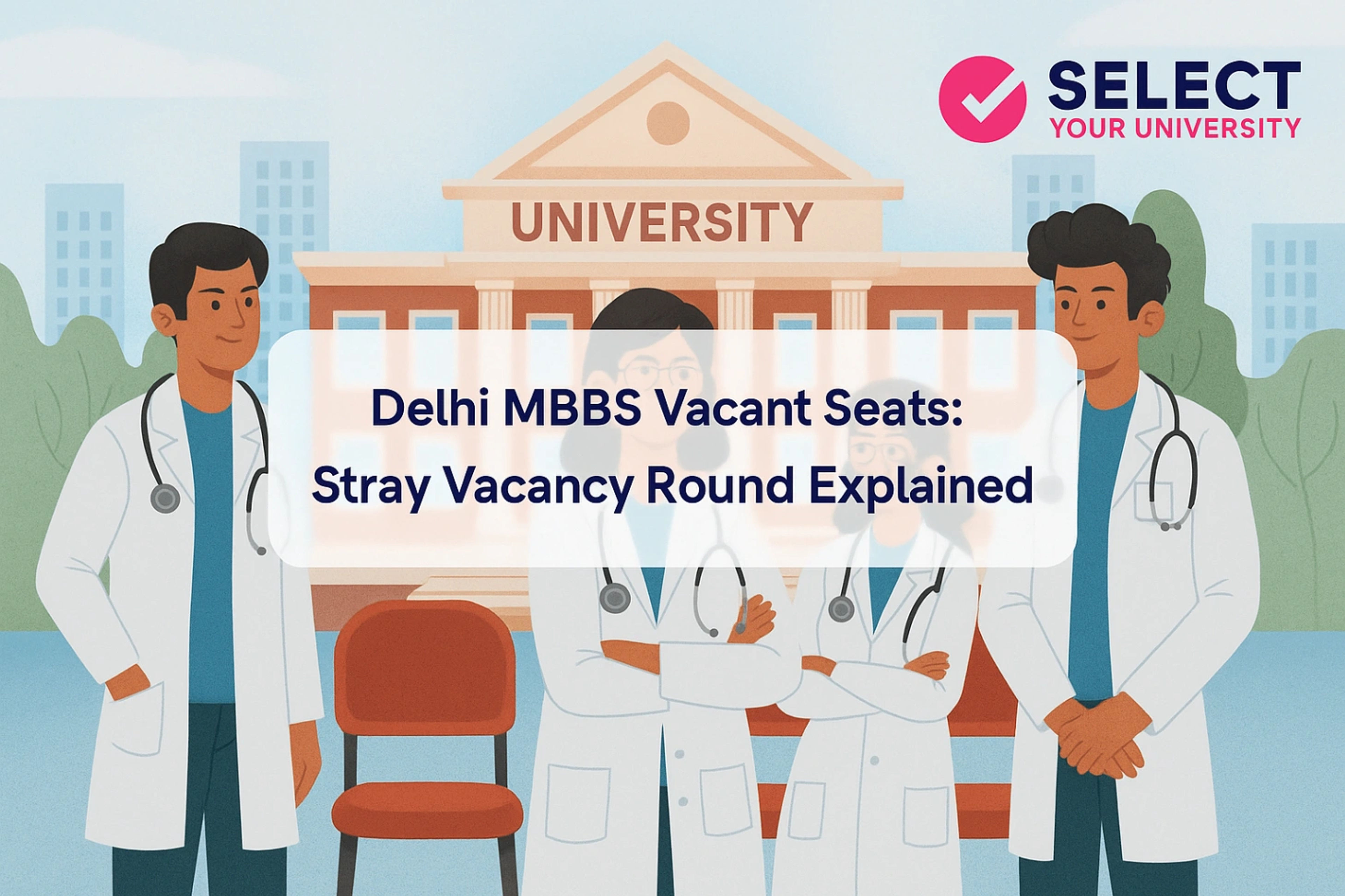 Delhi MBBS Vacant Seats 2025 Stray Vacancy Round Explained