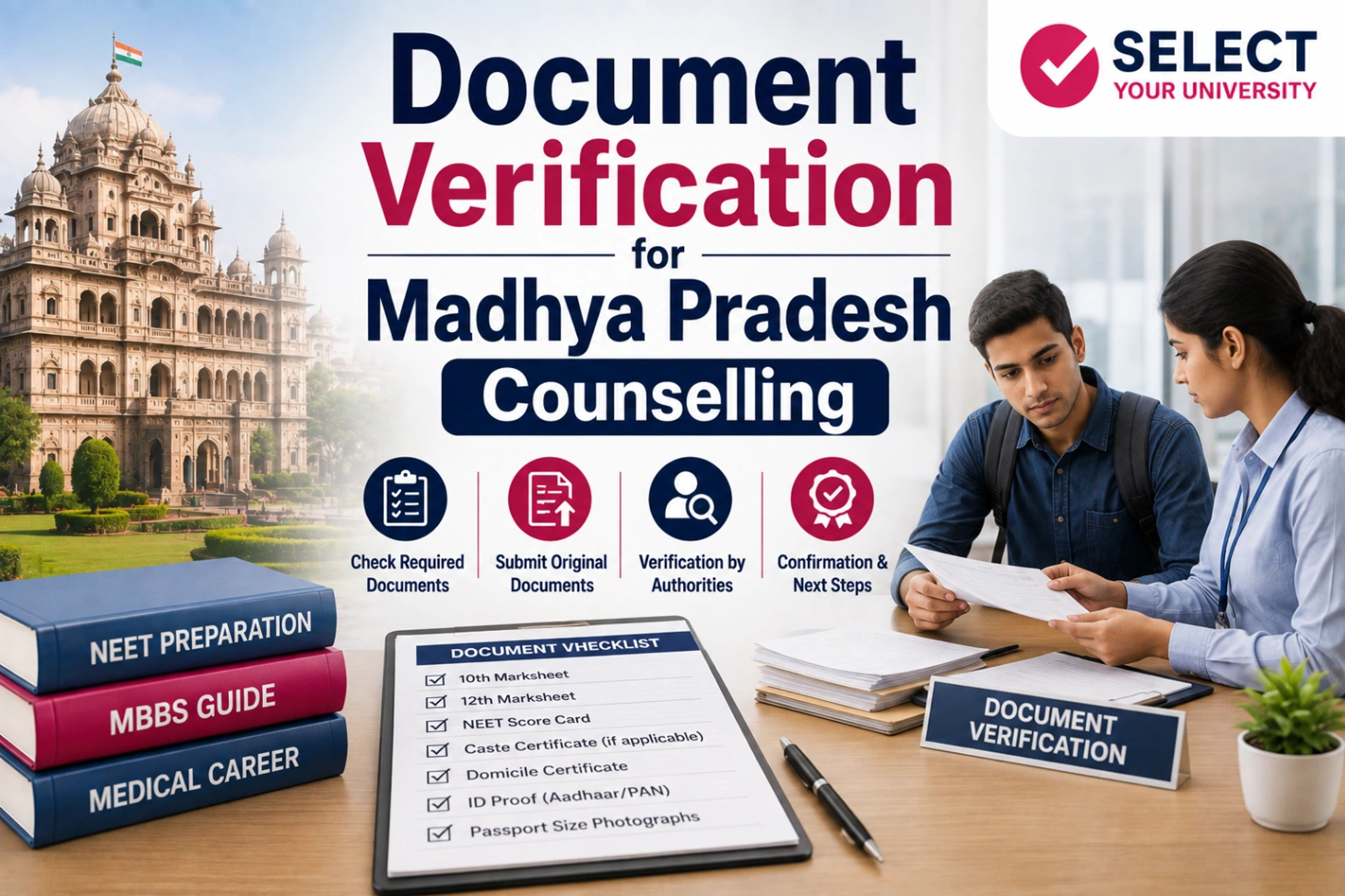 Document Verification for Madhya Pradesh Counselling