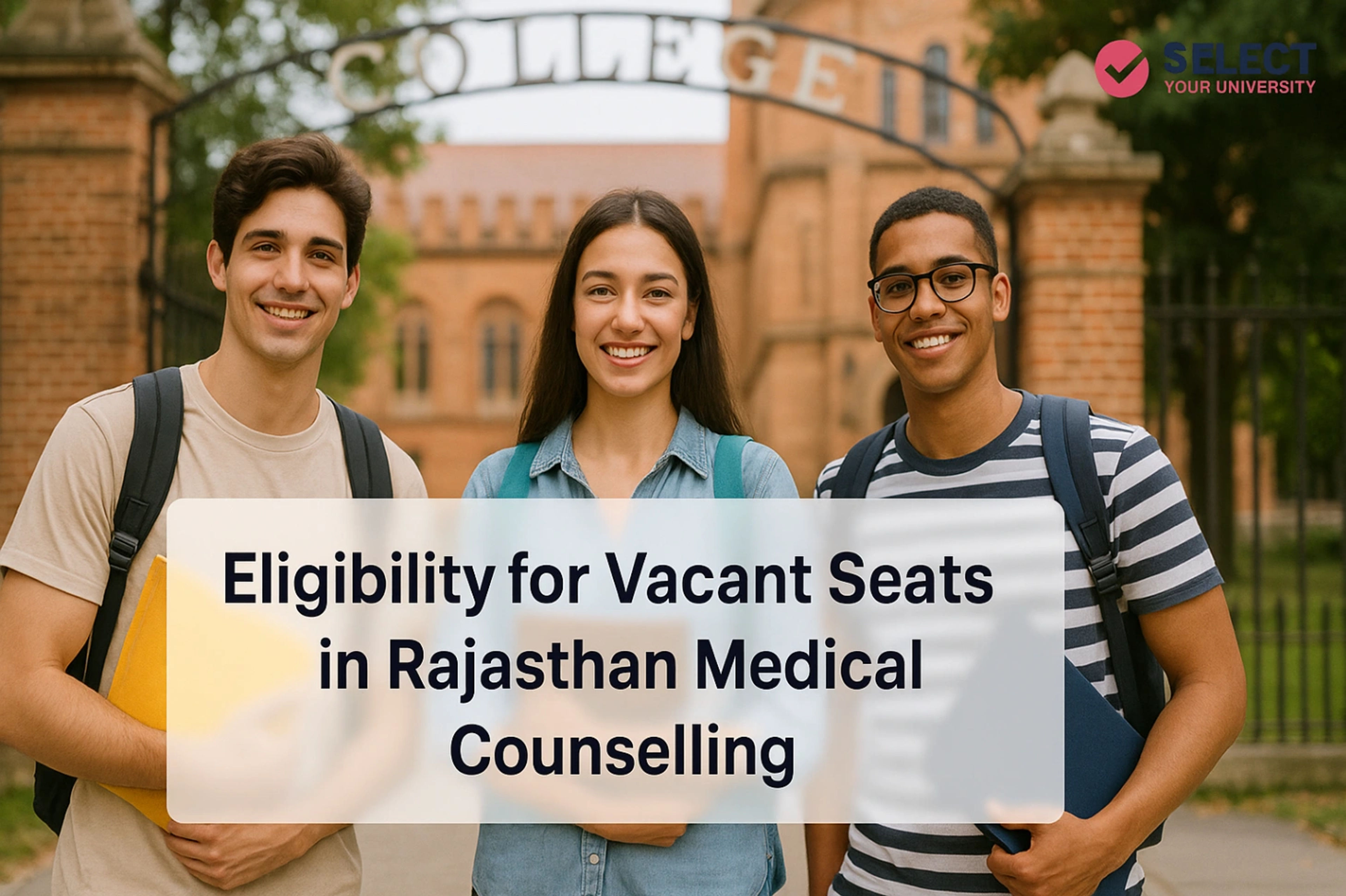 Eligibility for Vacant Seats in Rajasthan Medical Counselling