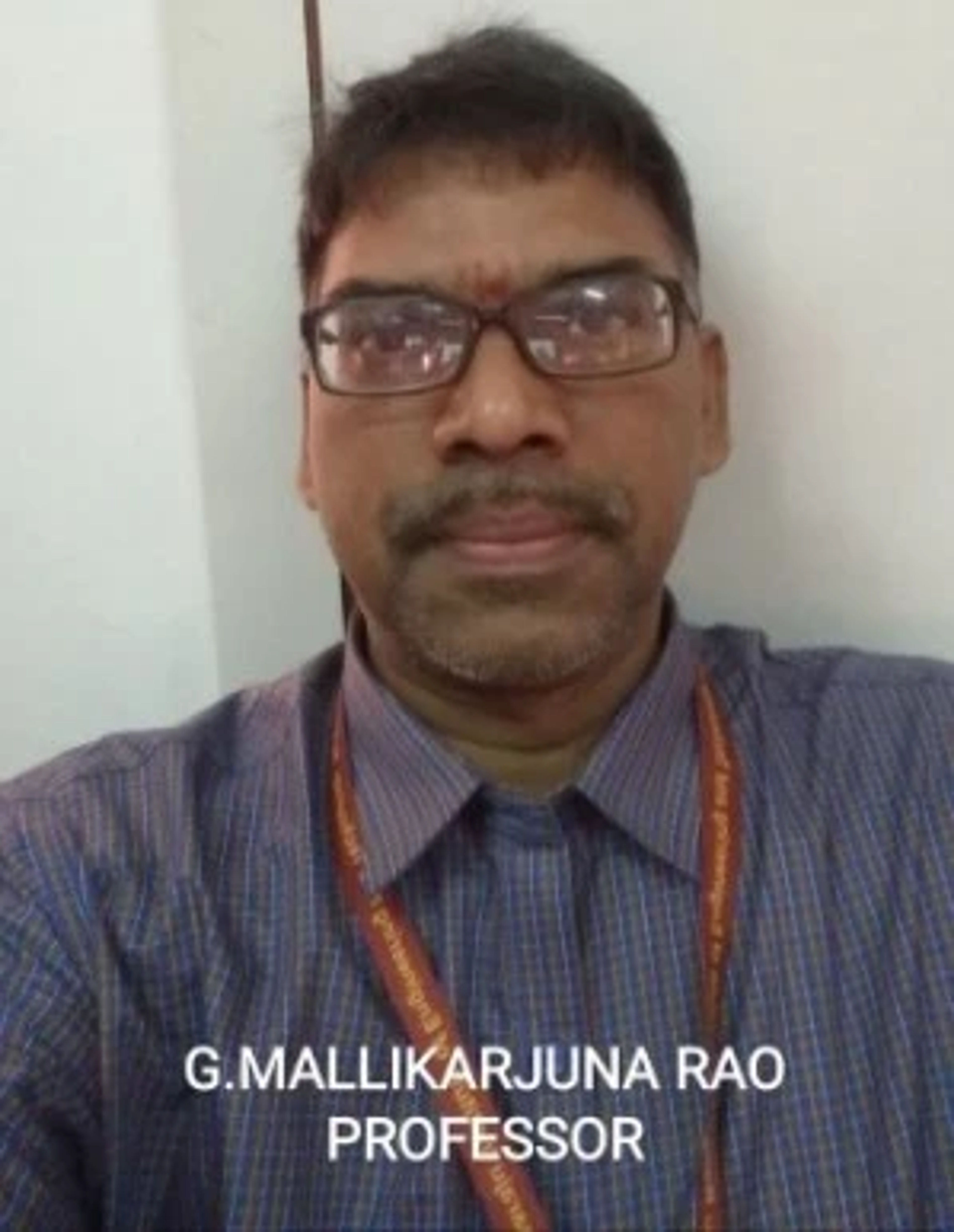 Prof.G.Mallikarjuna Rao