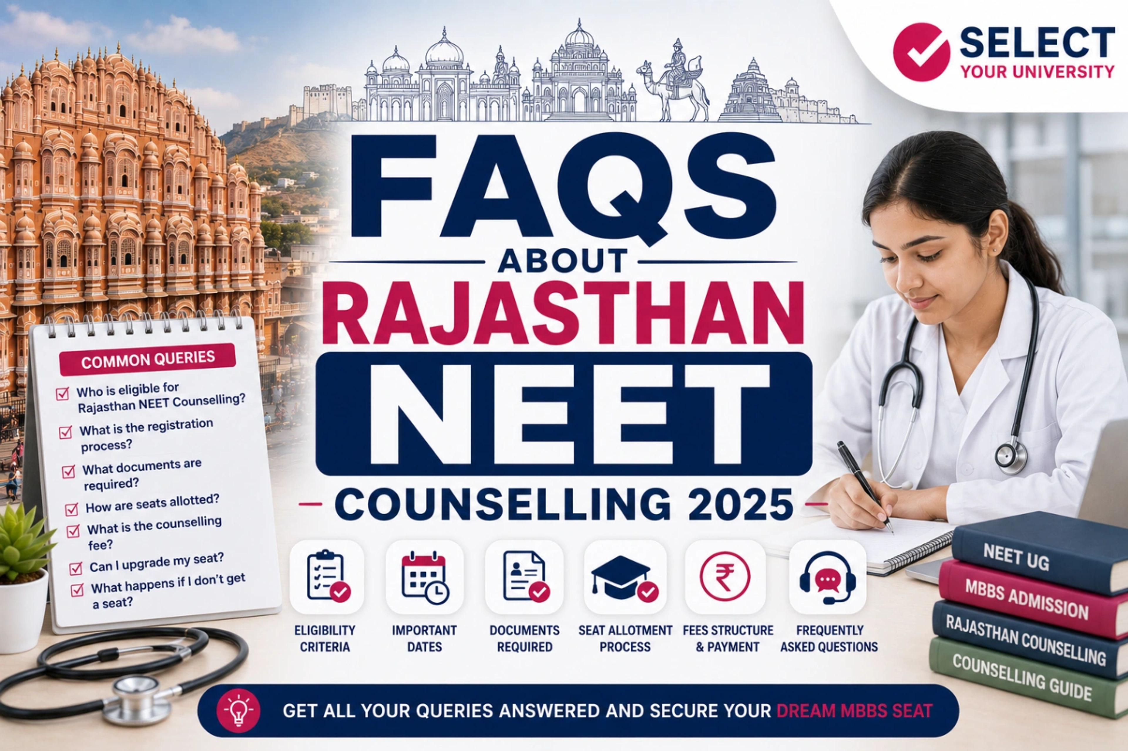 FAQs About Rajasthan NEET Counselling 2025