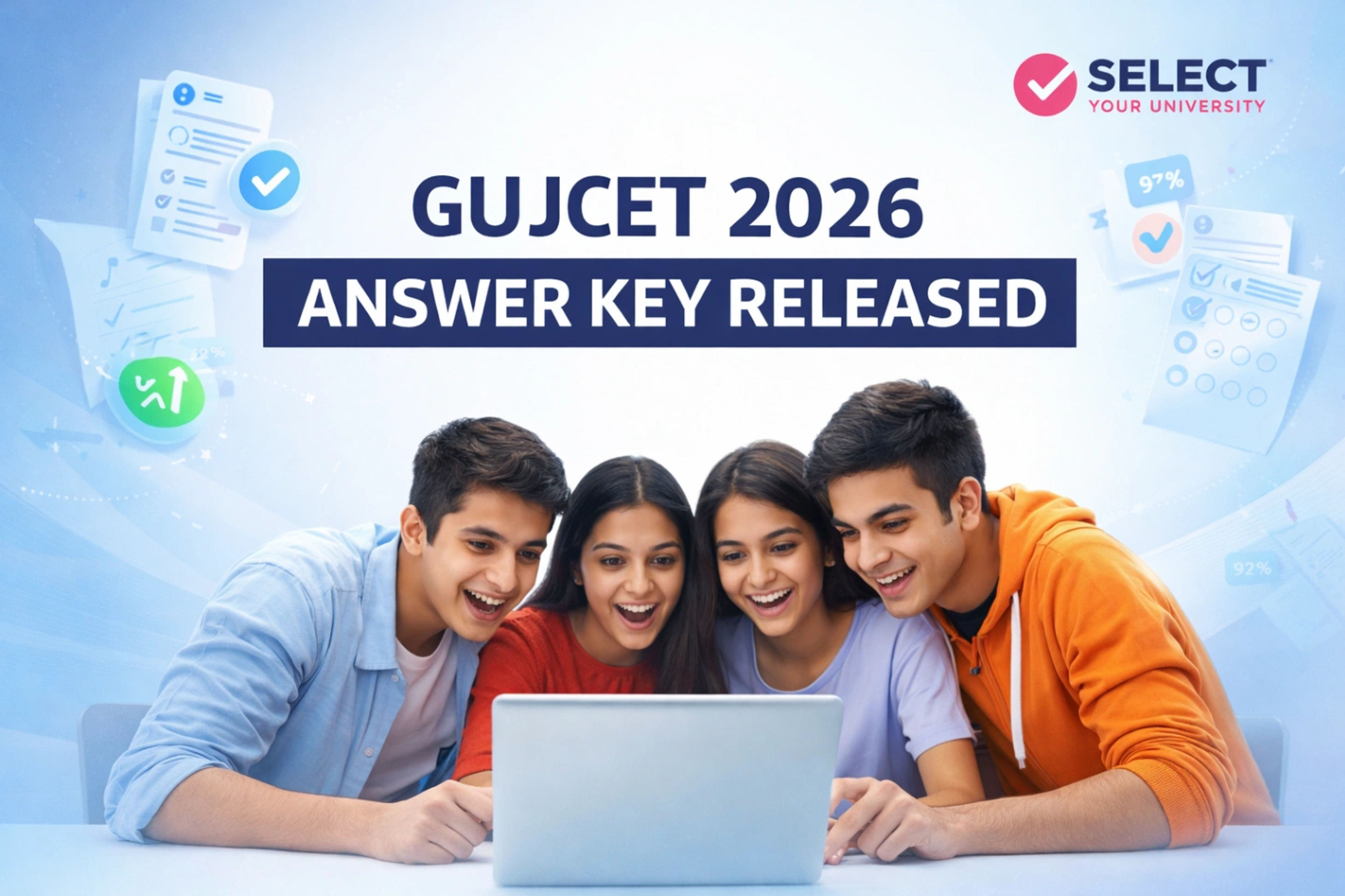 GUJCET Answer Key 2026 Released