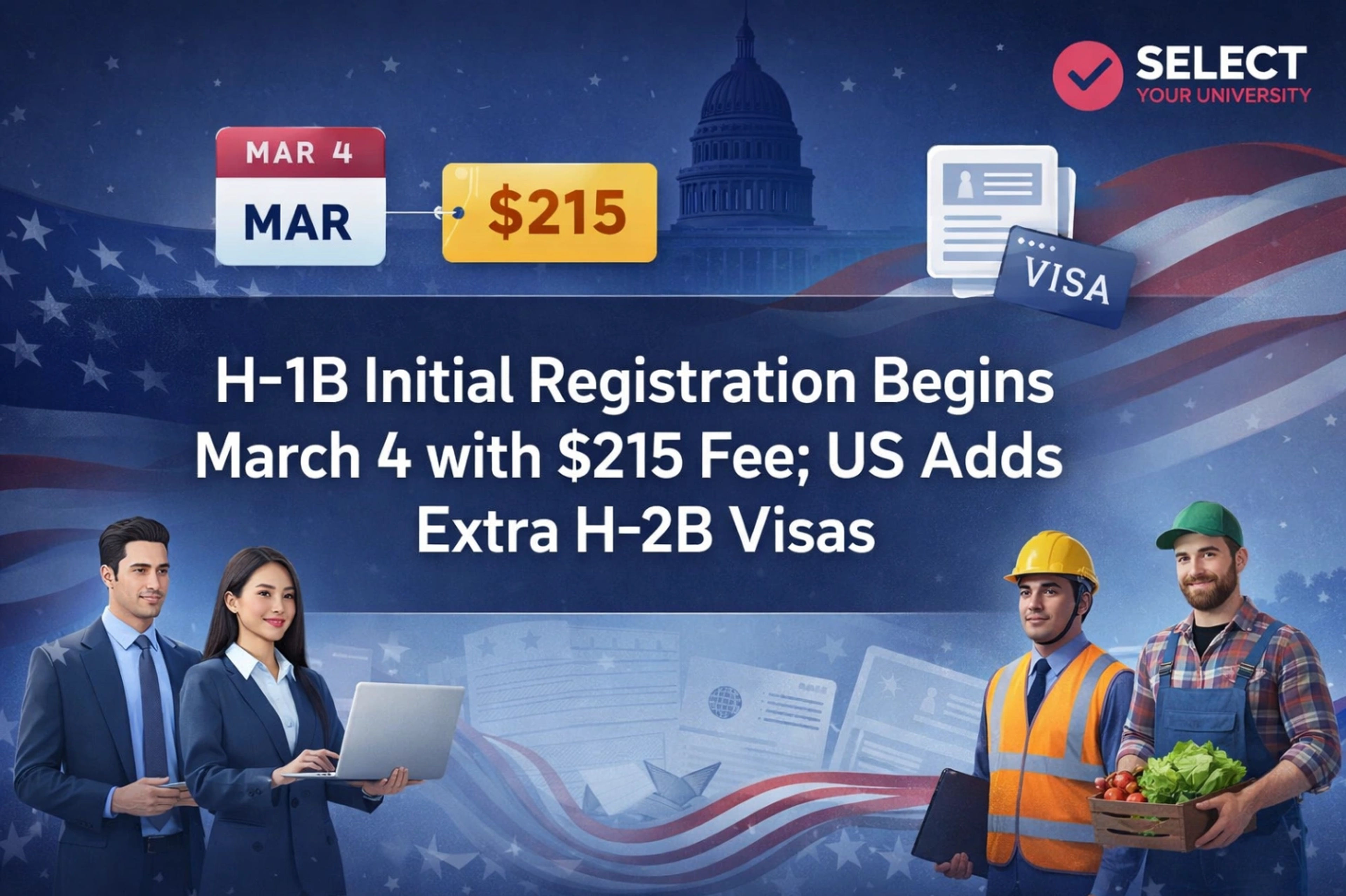 H-1B Visa Registration FY 2027 Begins March 4