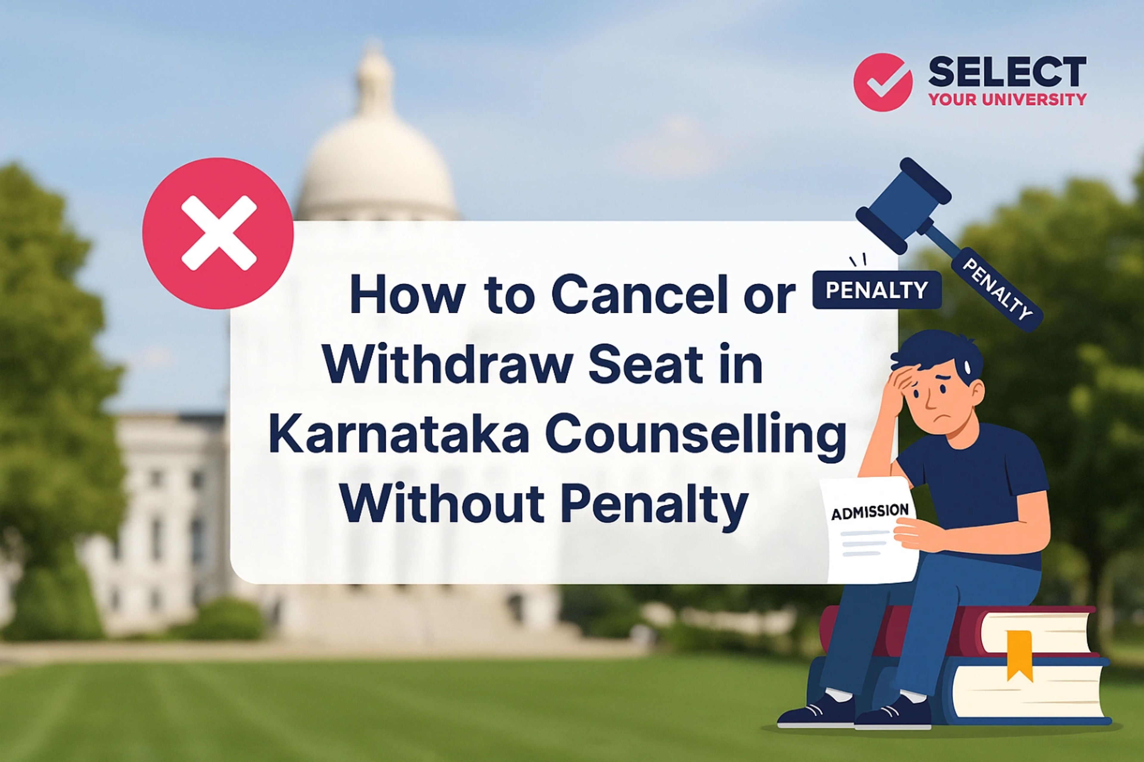 How to Cancel or Withdraw Seat in Karnataka Counselling Without Penalty