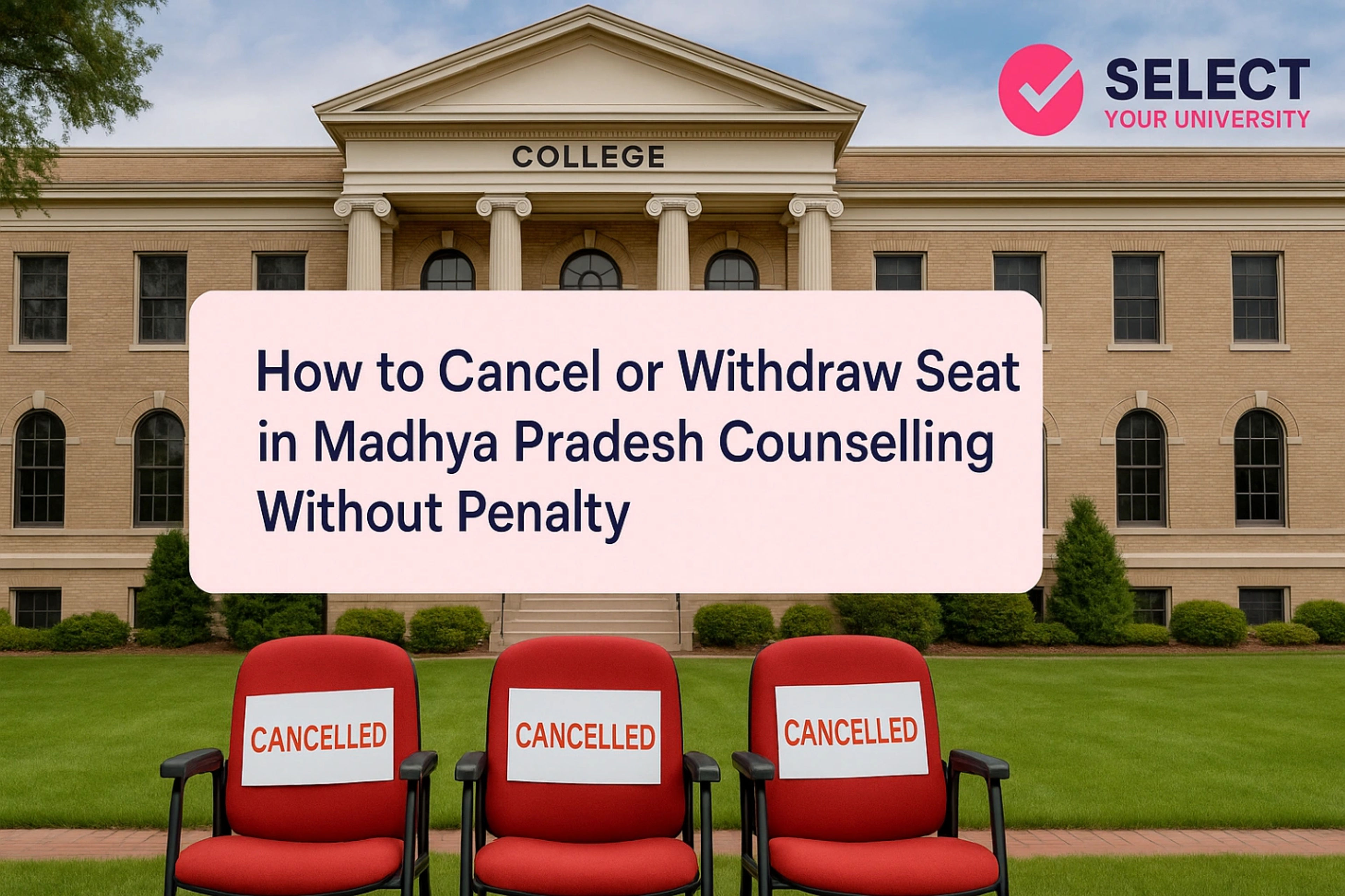 How to Cancel or Withdraw Seat in Madhya Pradesh Counselling Without Penalty