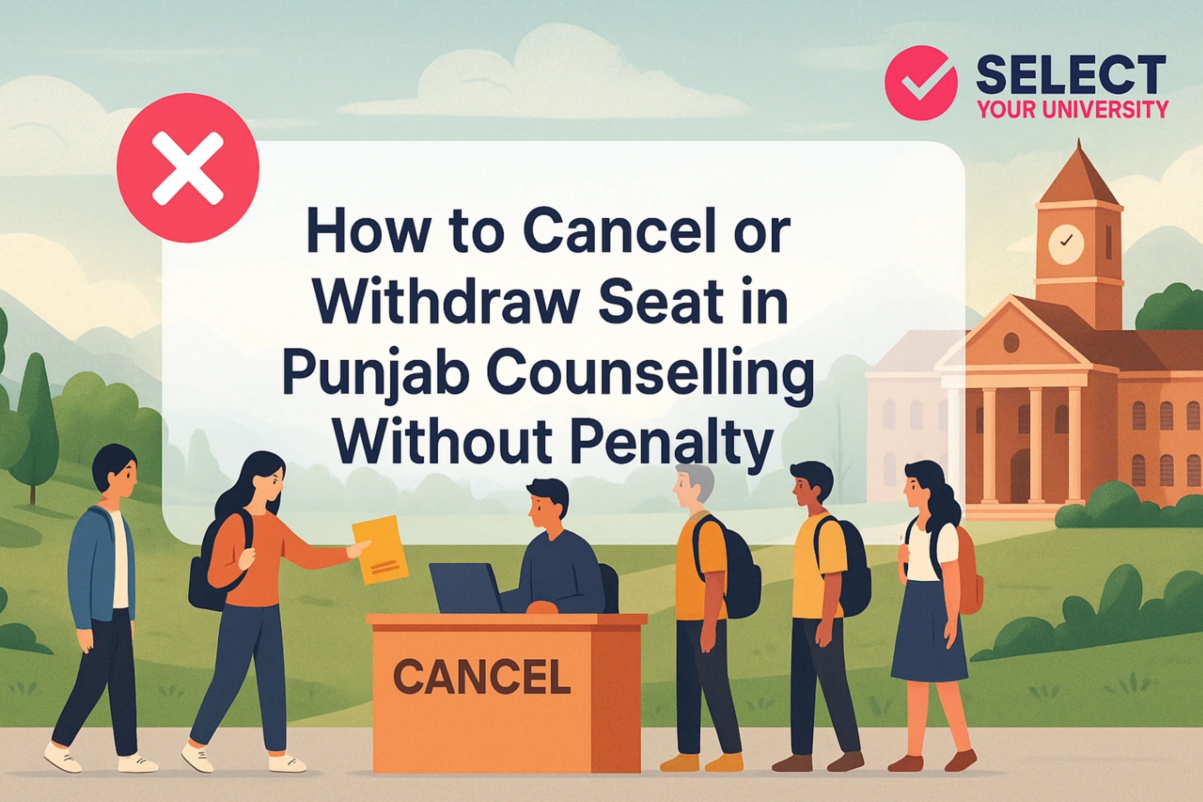 How to Cancel or Withdraw Seat in Punjab Counselling Without Penalty
