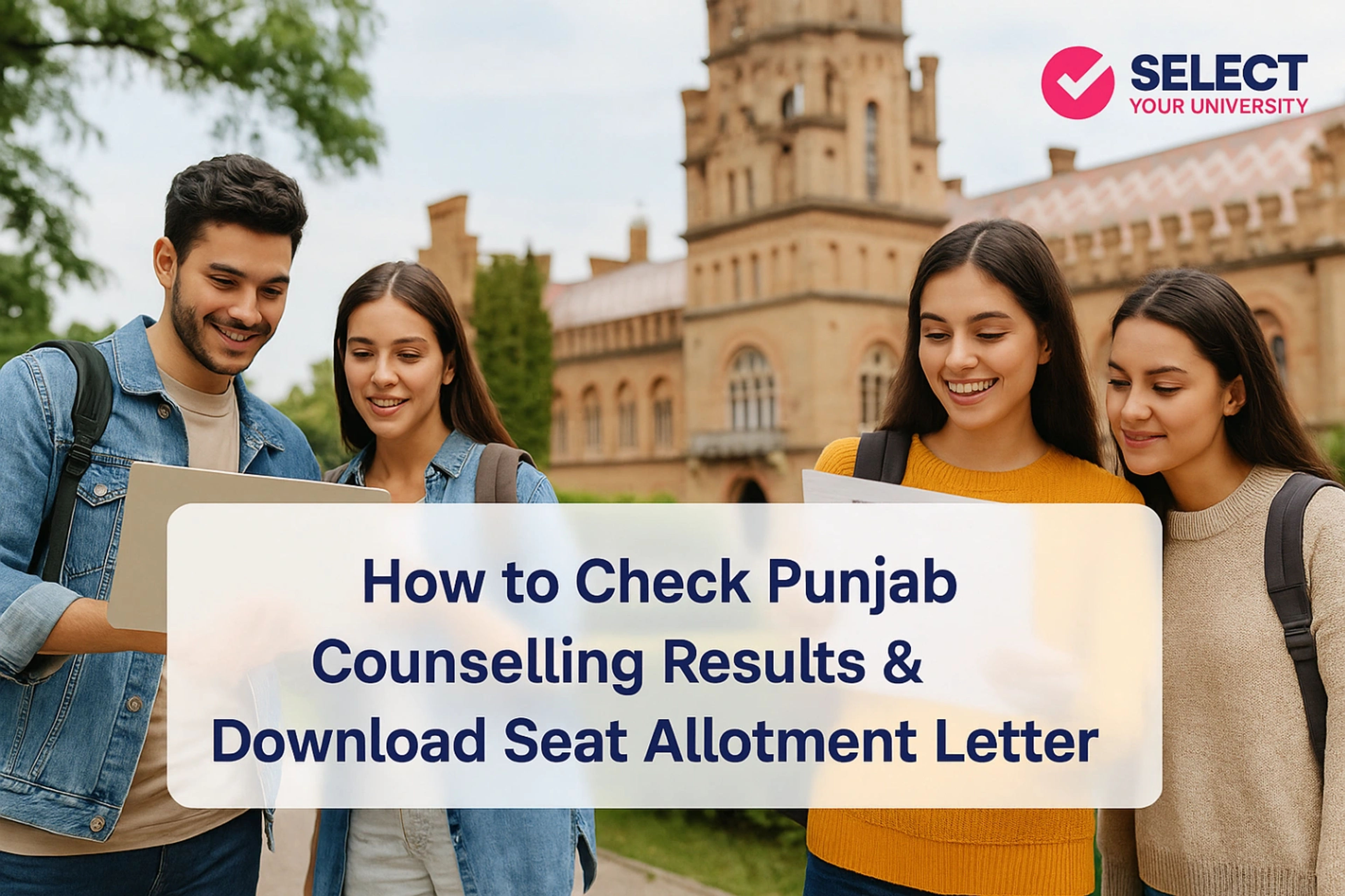 How to Check Punjab Counselling Results & Download Seat Allotment Letter