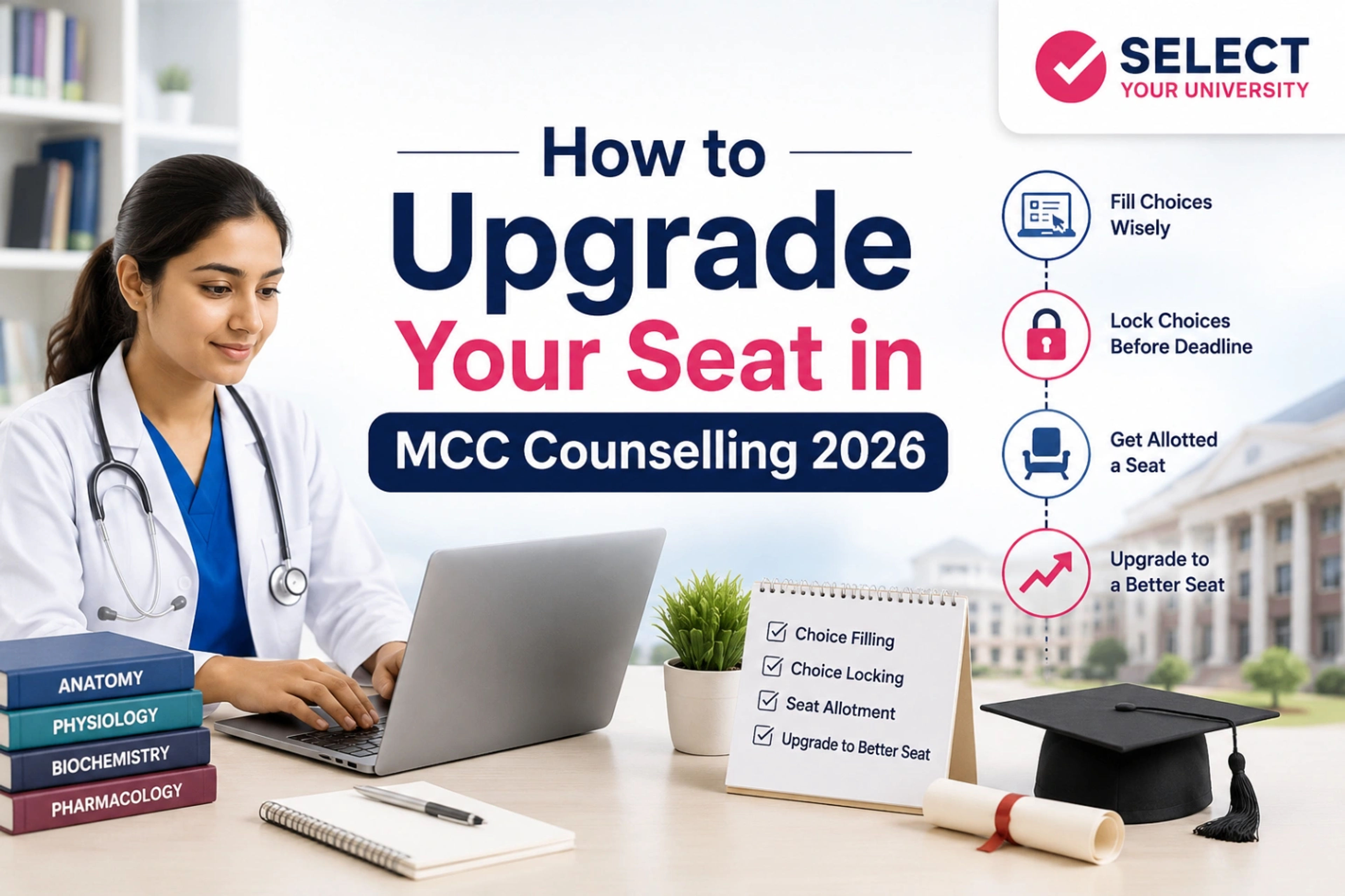 How to Upgrade Your Seat in MCC Counselling 2026