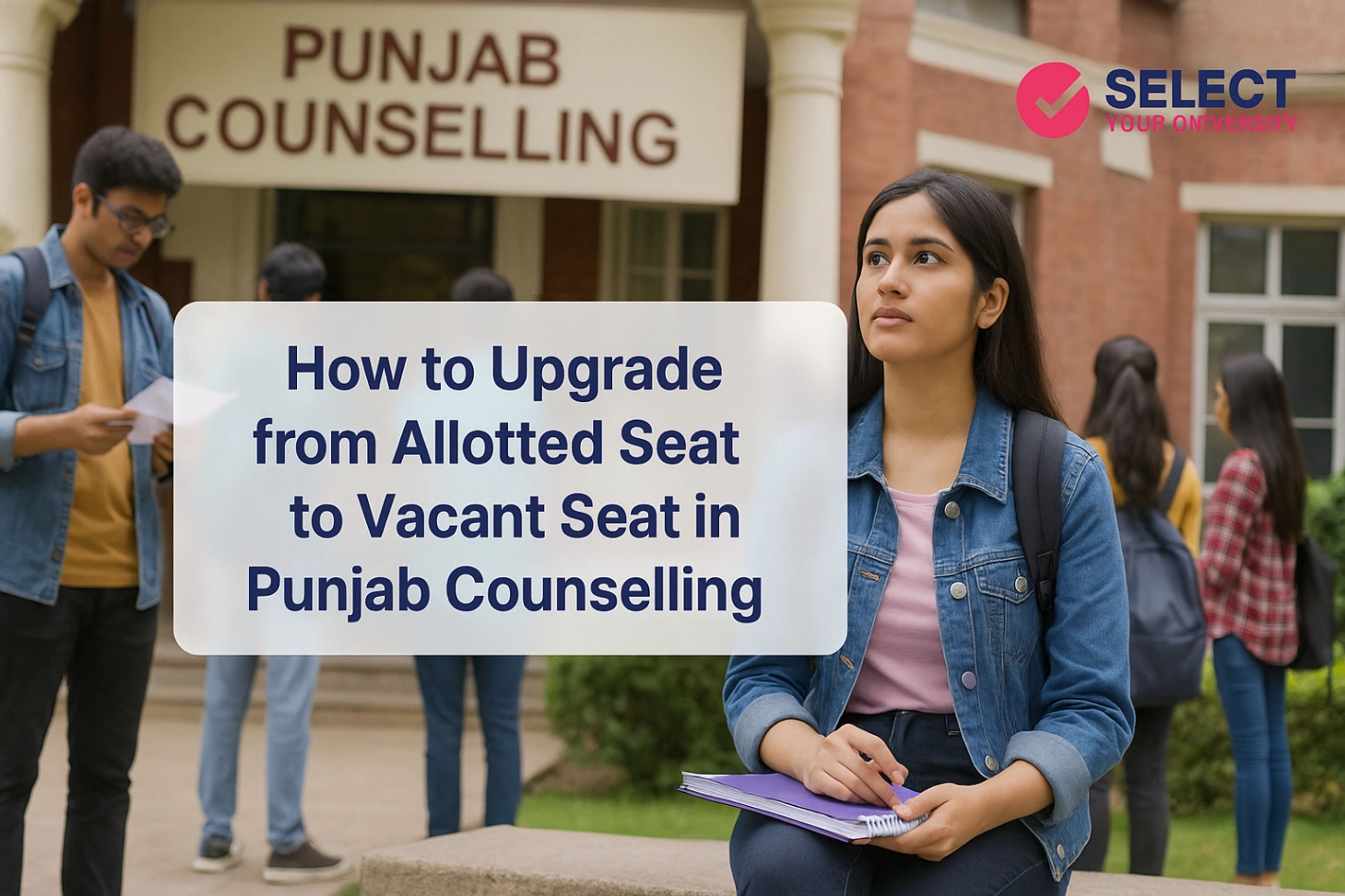 How to Upgrade from Allotted Seat to Vacant Seat in Punjab Counselling
