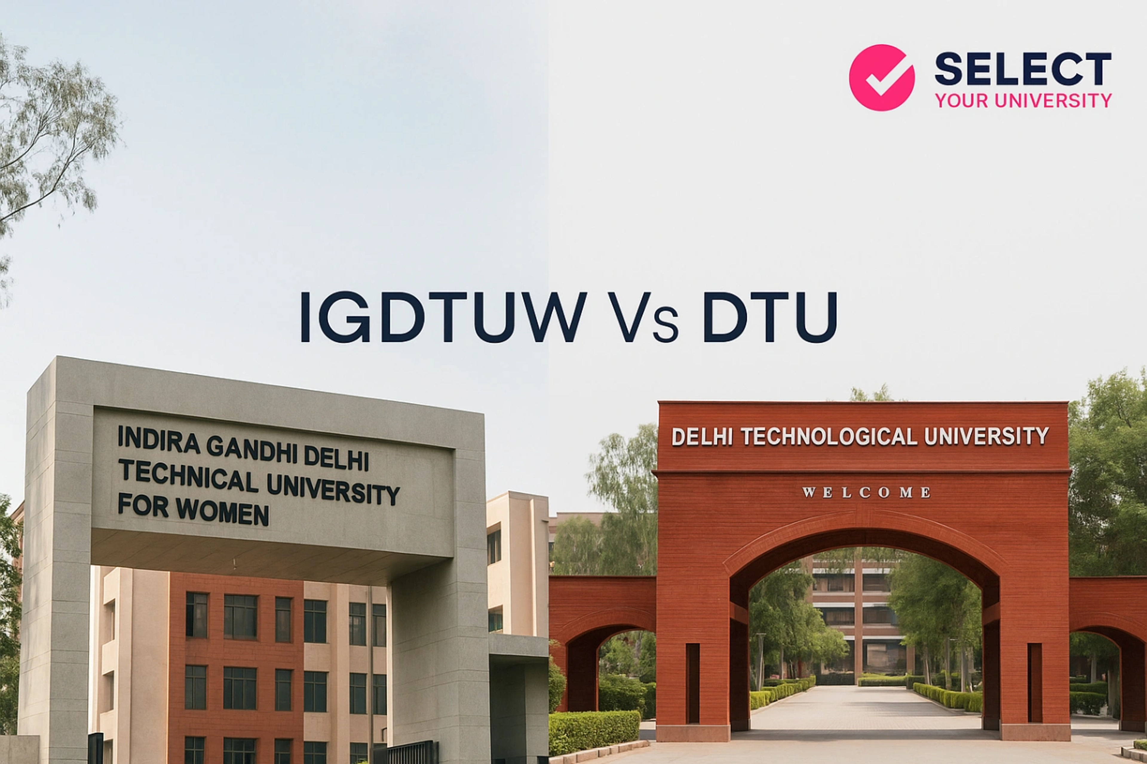IGDTUW vs DTU