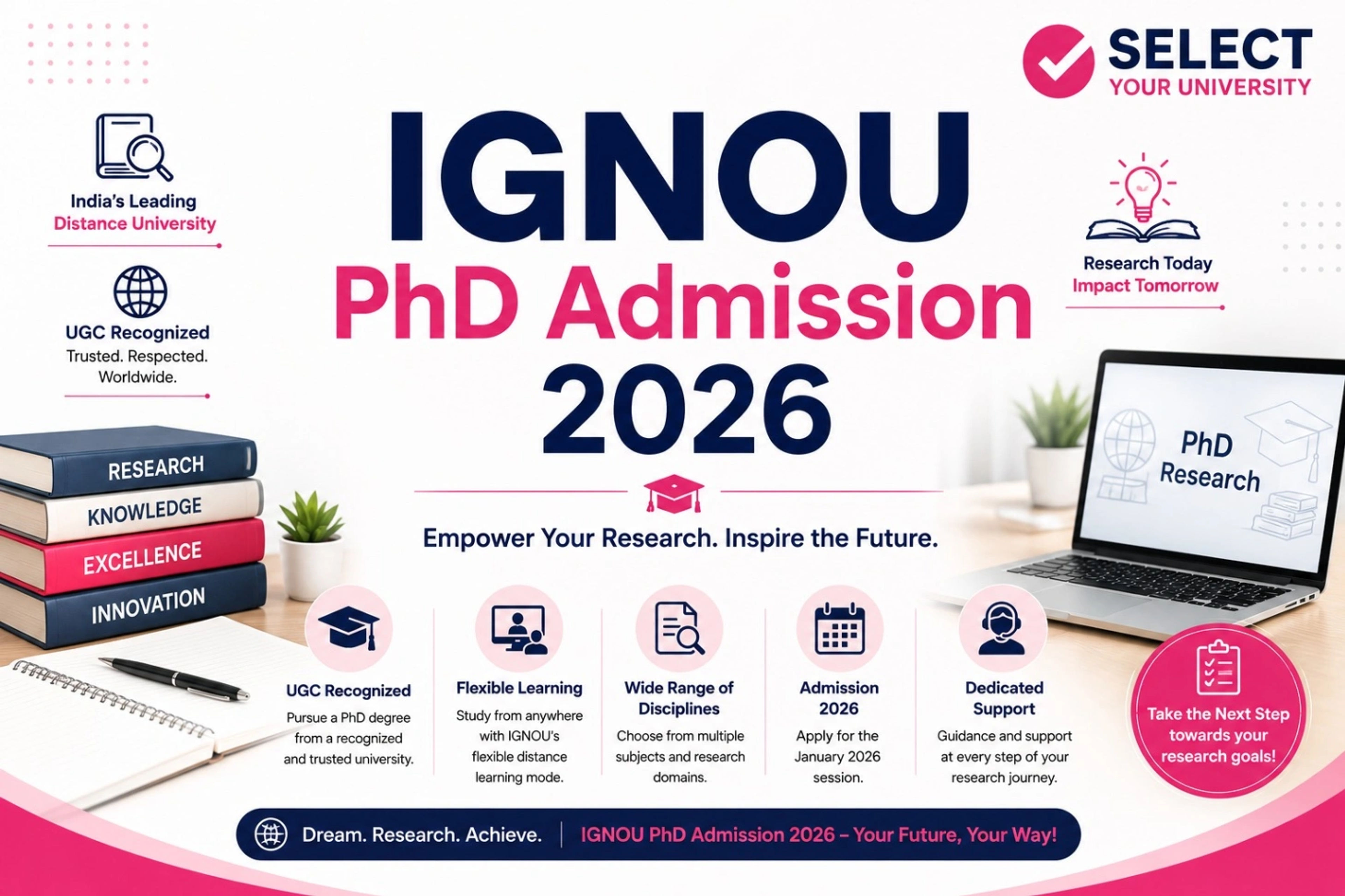 IGNOU PhD Admission 2026