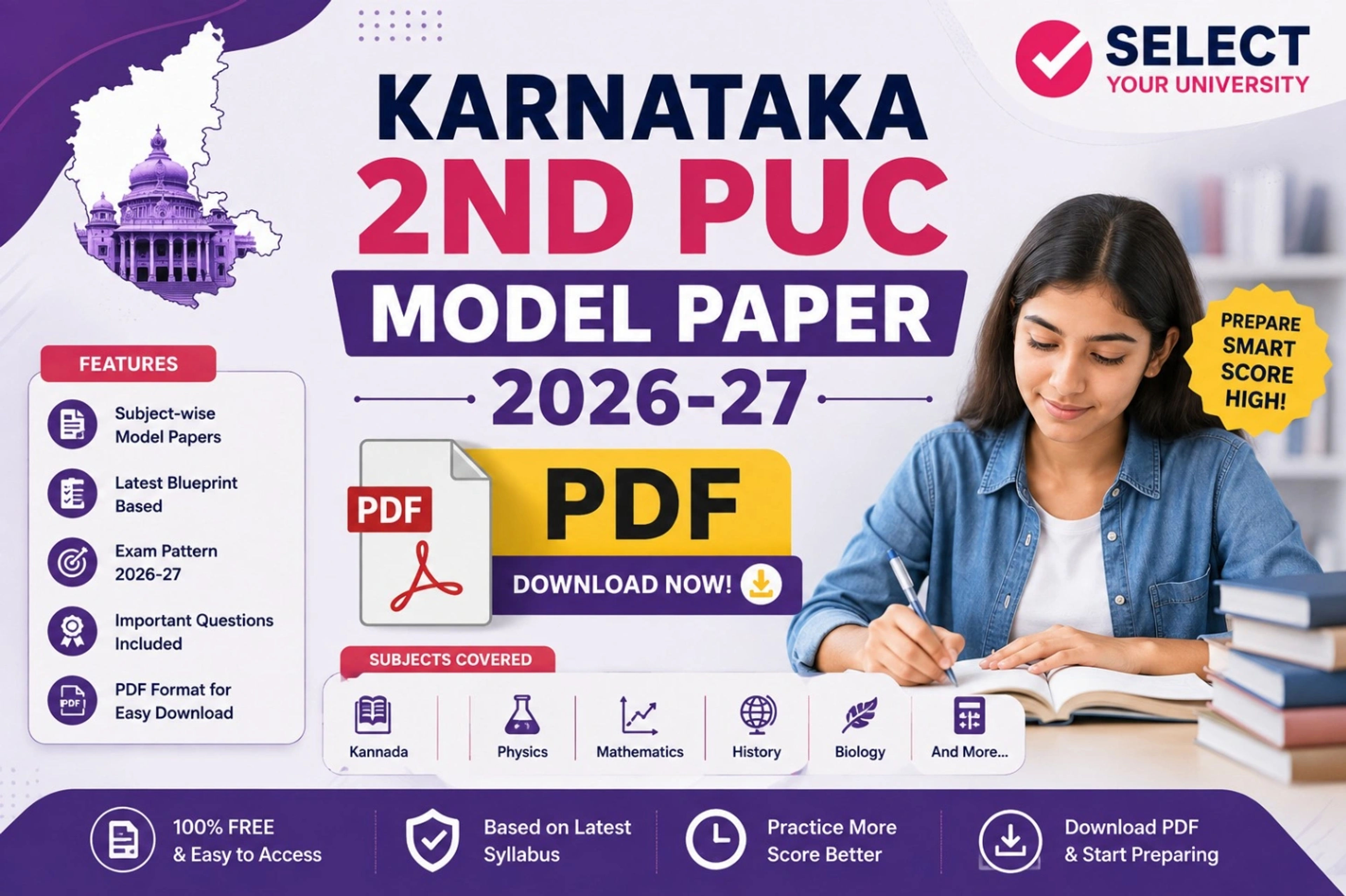 Karnataka 2nd PUC Model Paper