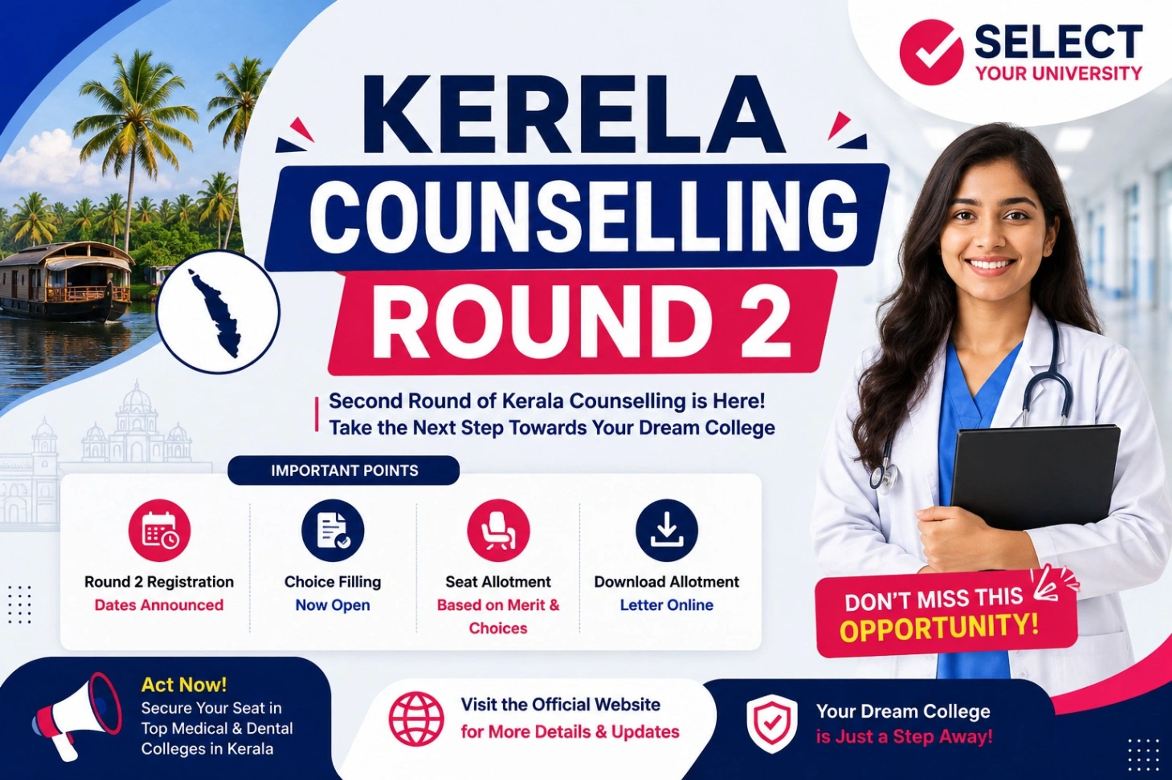Kerala NEET UG Counselling Round 2