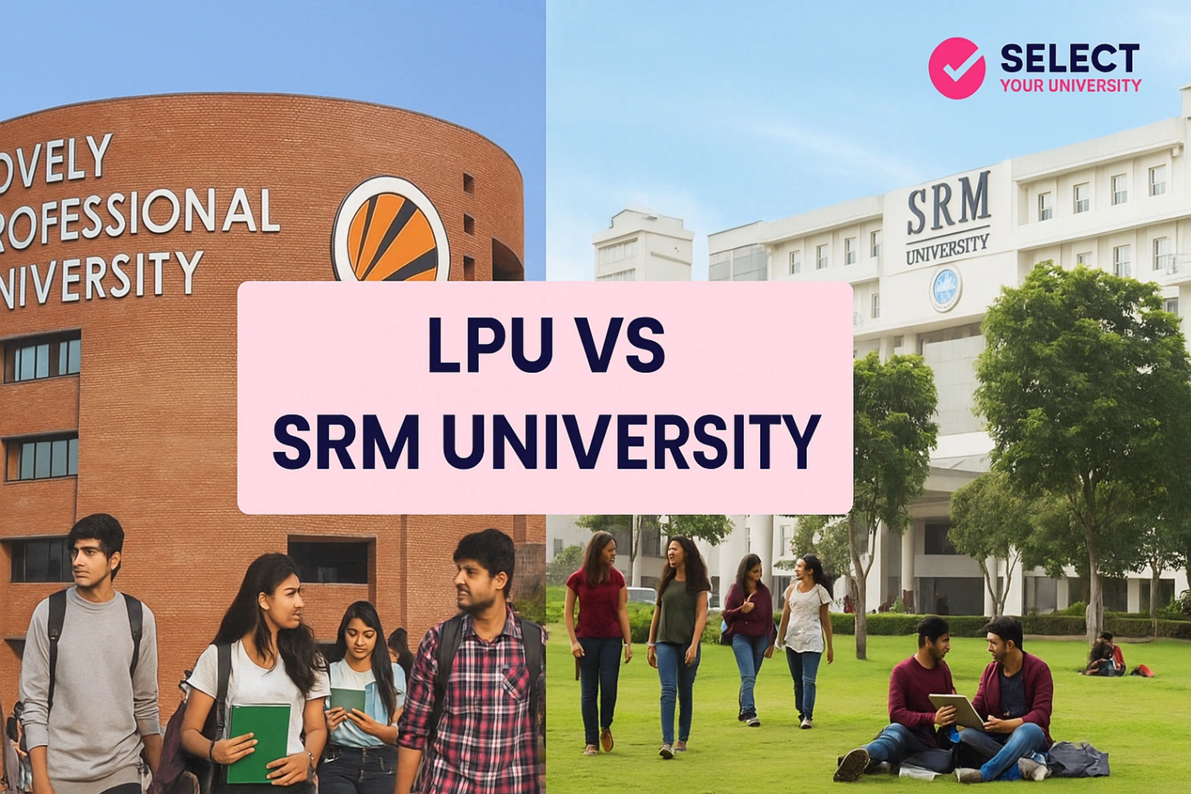 LPU vs SRM University