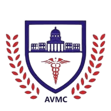 AVMC Pondicherry Logo – Aarupadai Veedu Medical College Puducherry VMRF Deemed NMC WHO