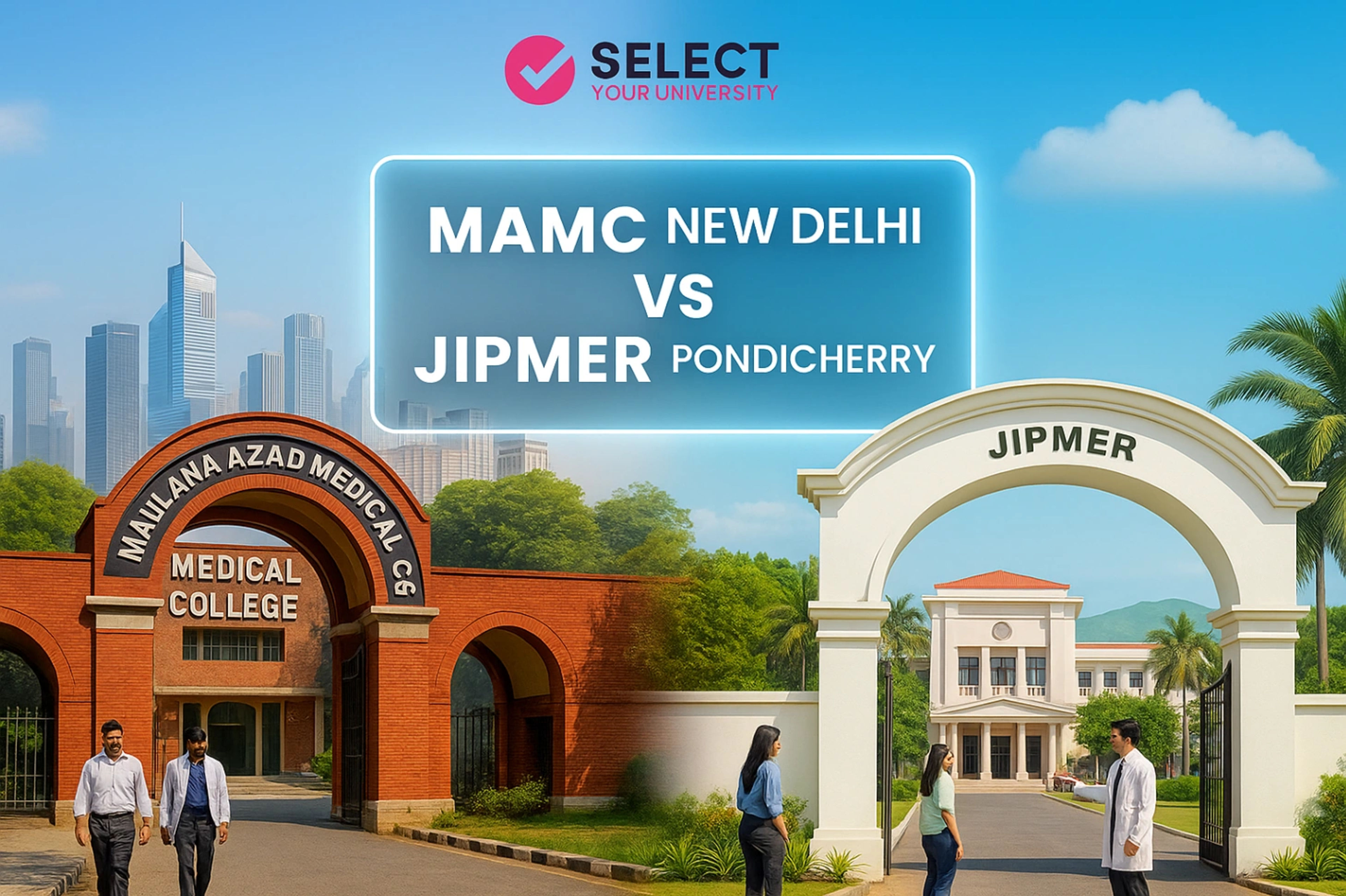 MAMC New Delhi vs JIPMER Pondicherry