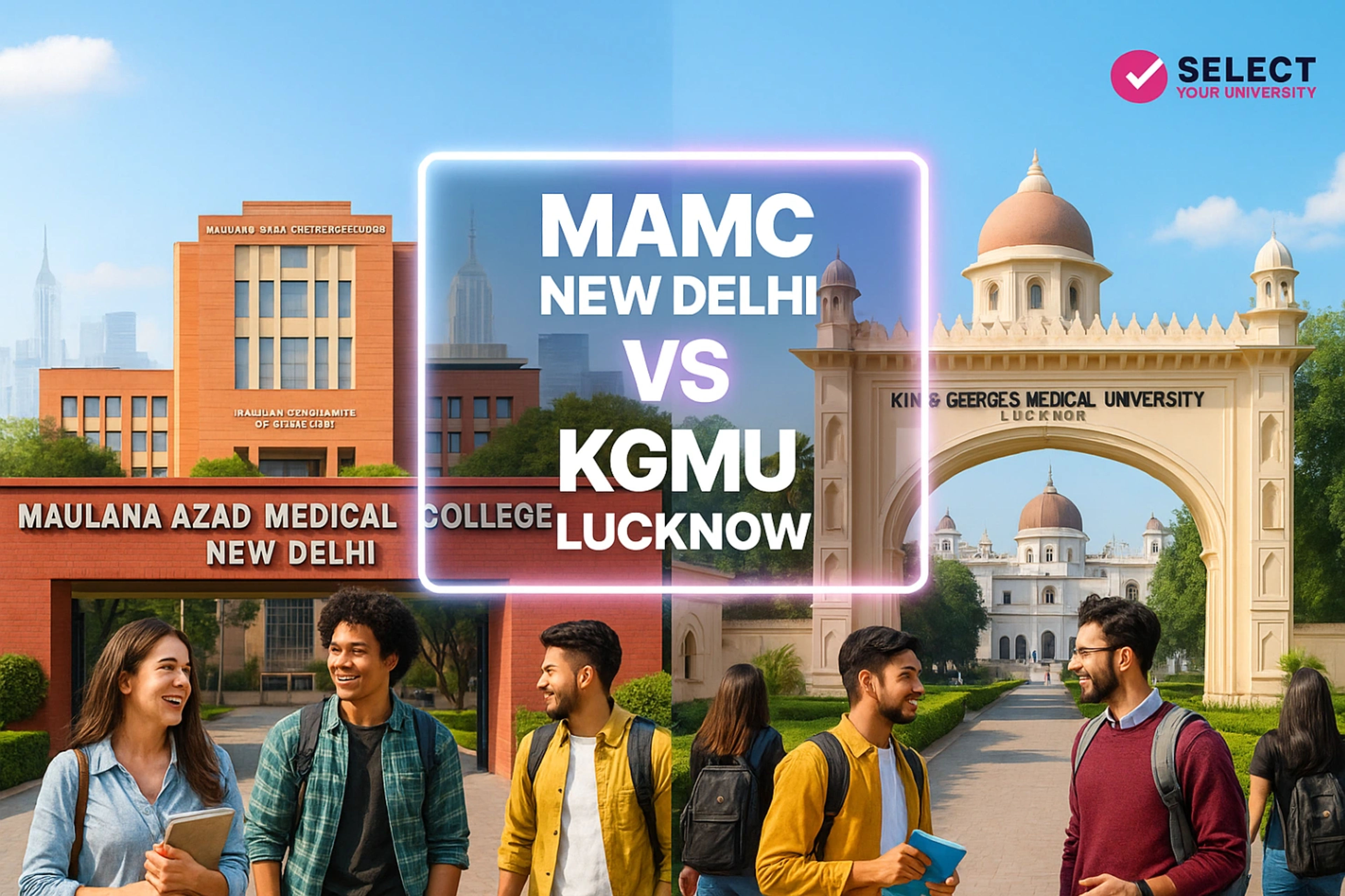 MAMC New Delhi vs KGMU Lucknow