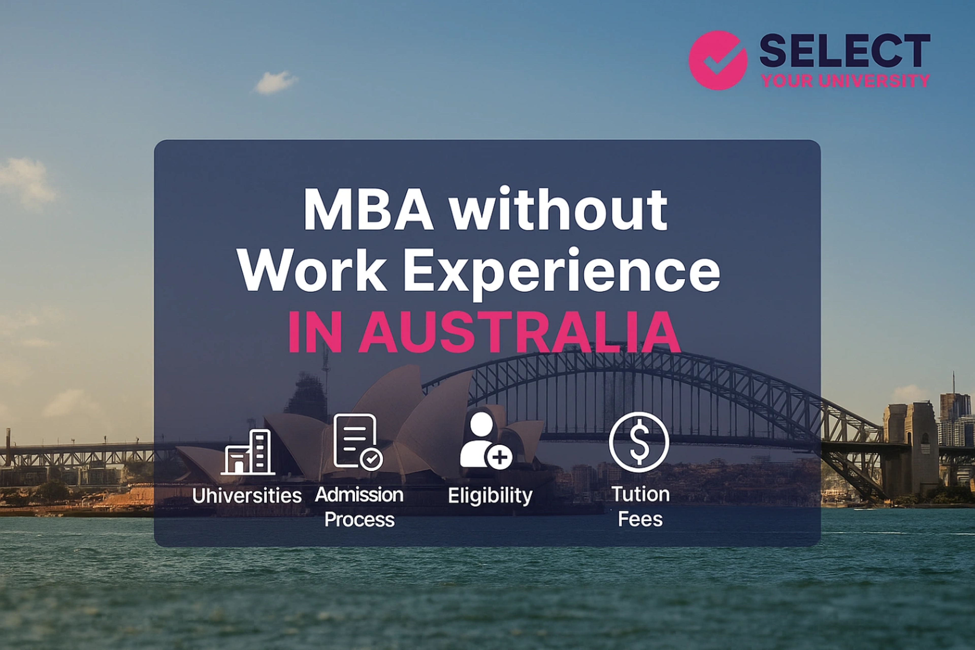 MBA without Work Experience in Australia