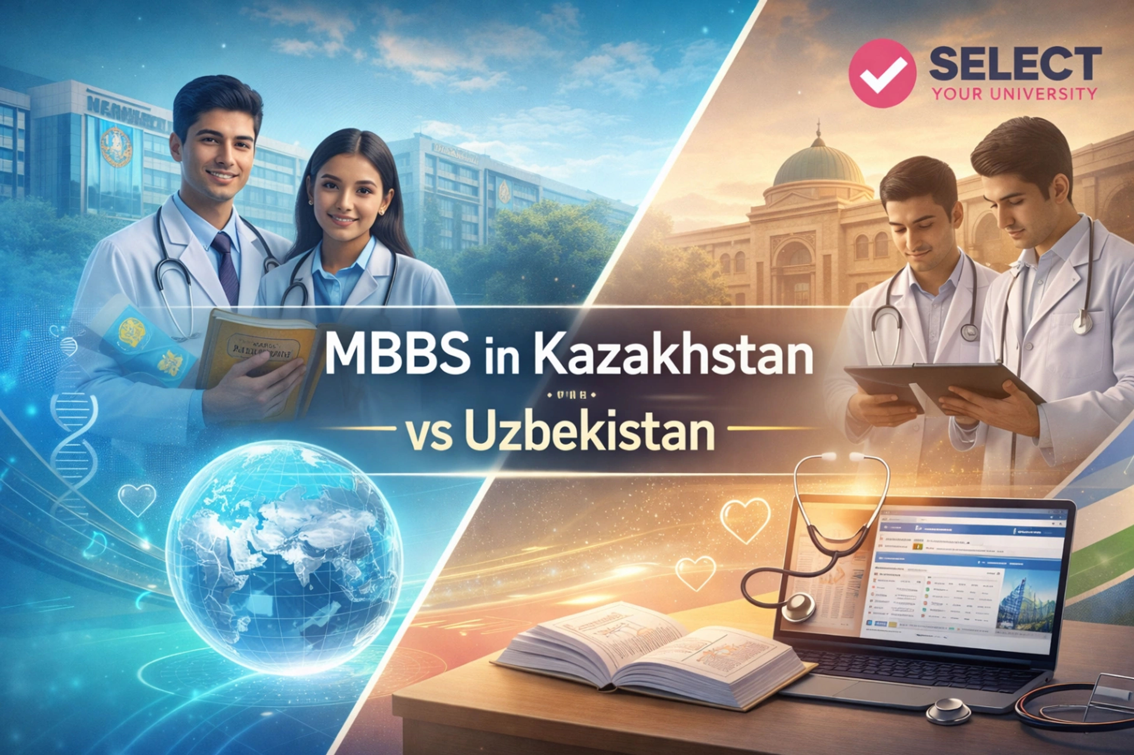 MBBS in Kazakhstan vs Uzbekistan 