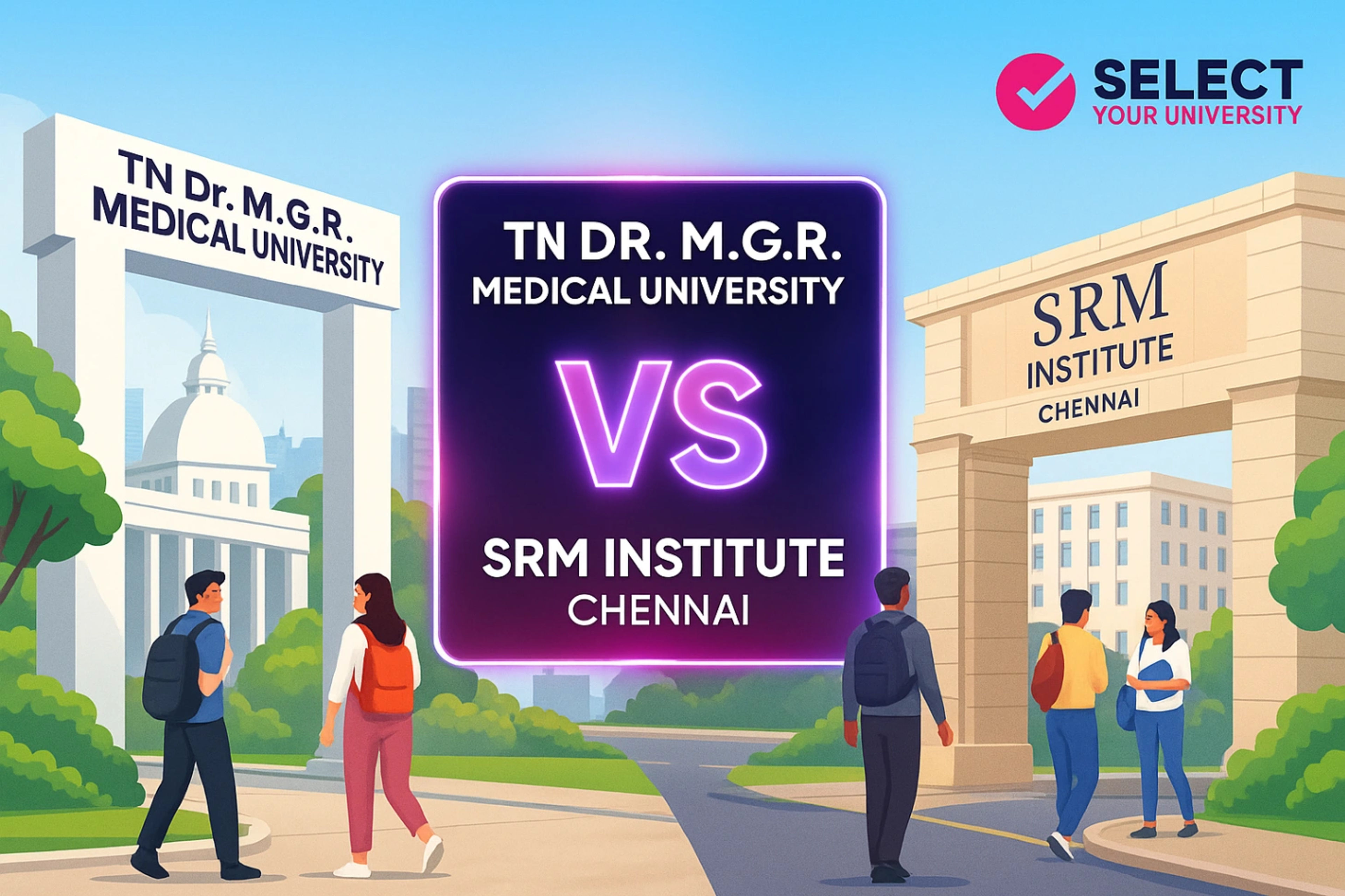 MGR University vs SRM Institute of Science