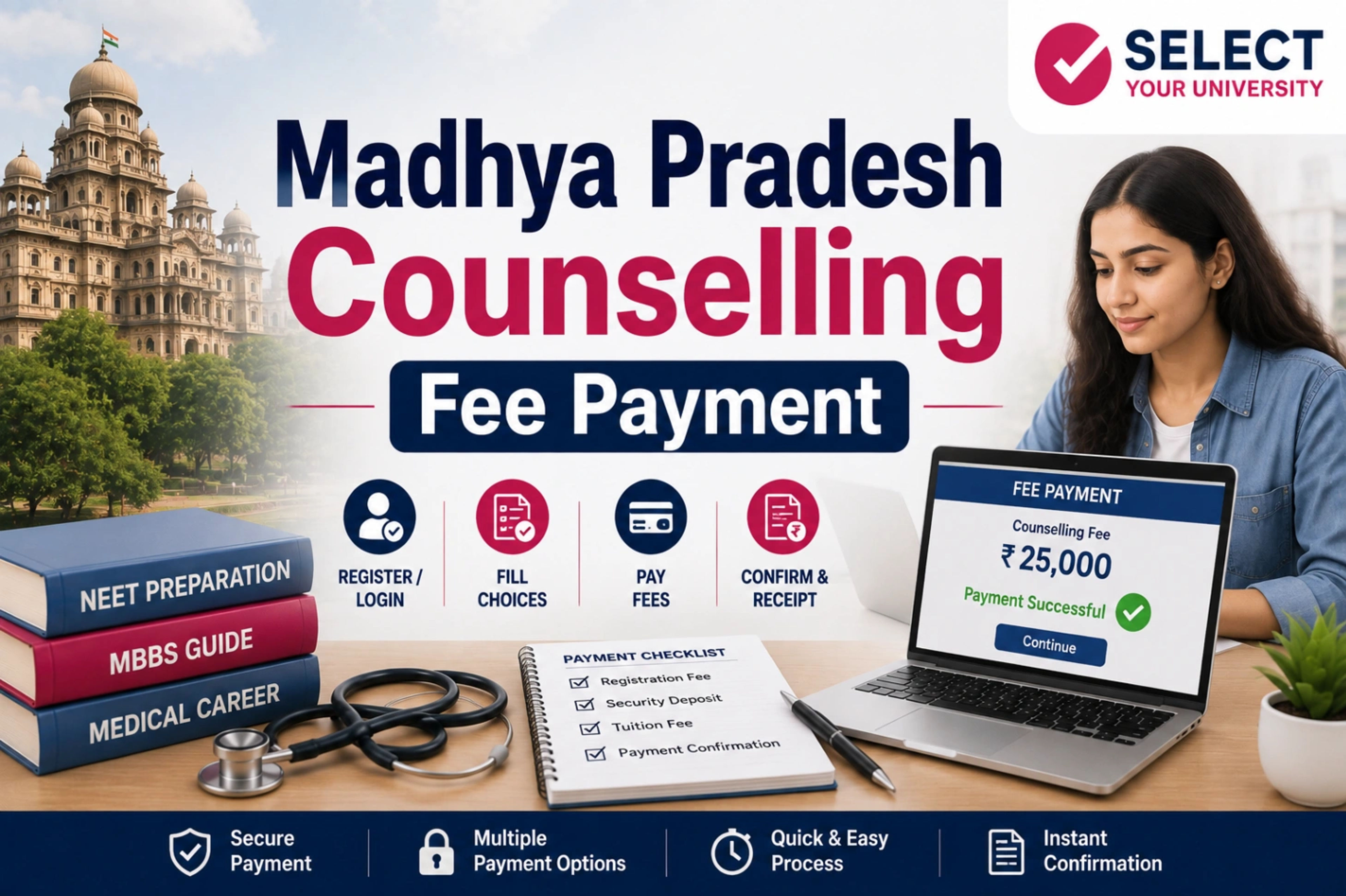 Madhya Pradesh Counselling Fee Payment