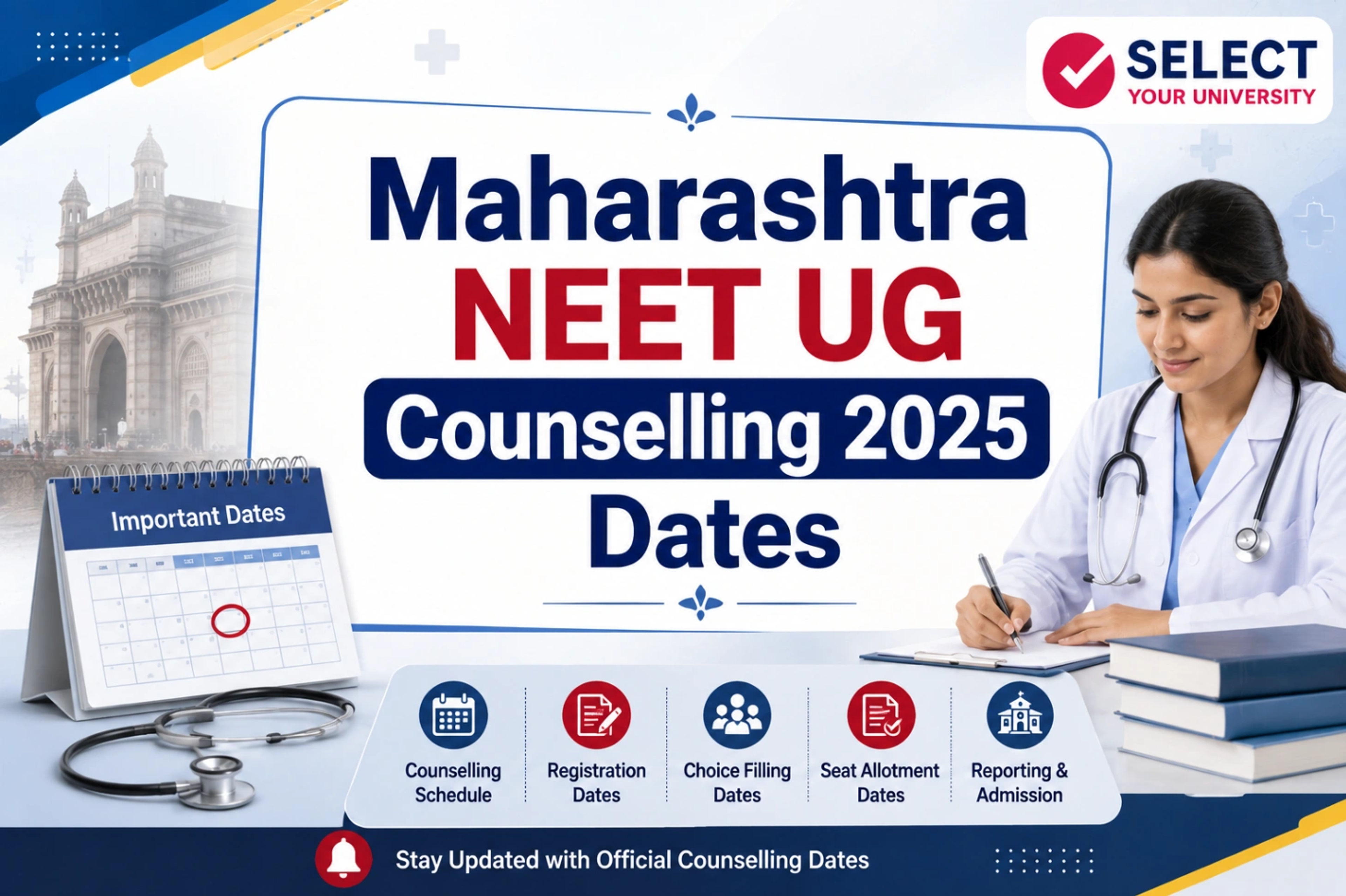 Maharashtra NEET UG Counselling 2025 Dates