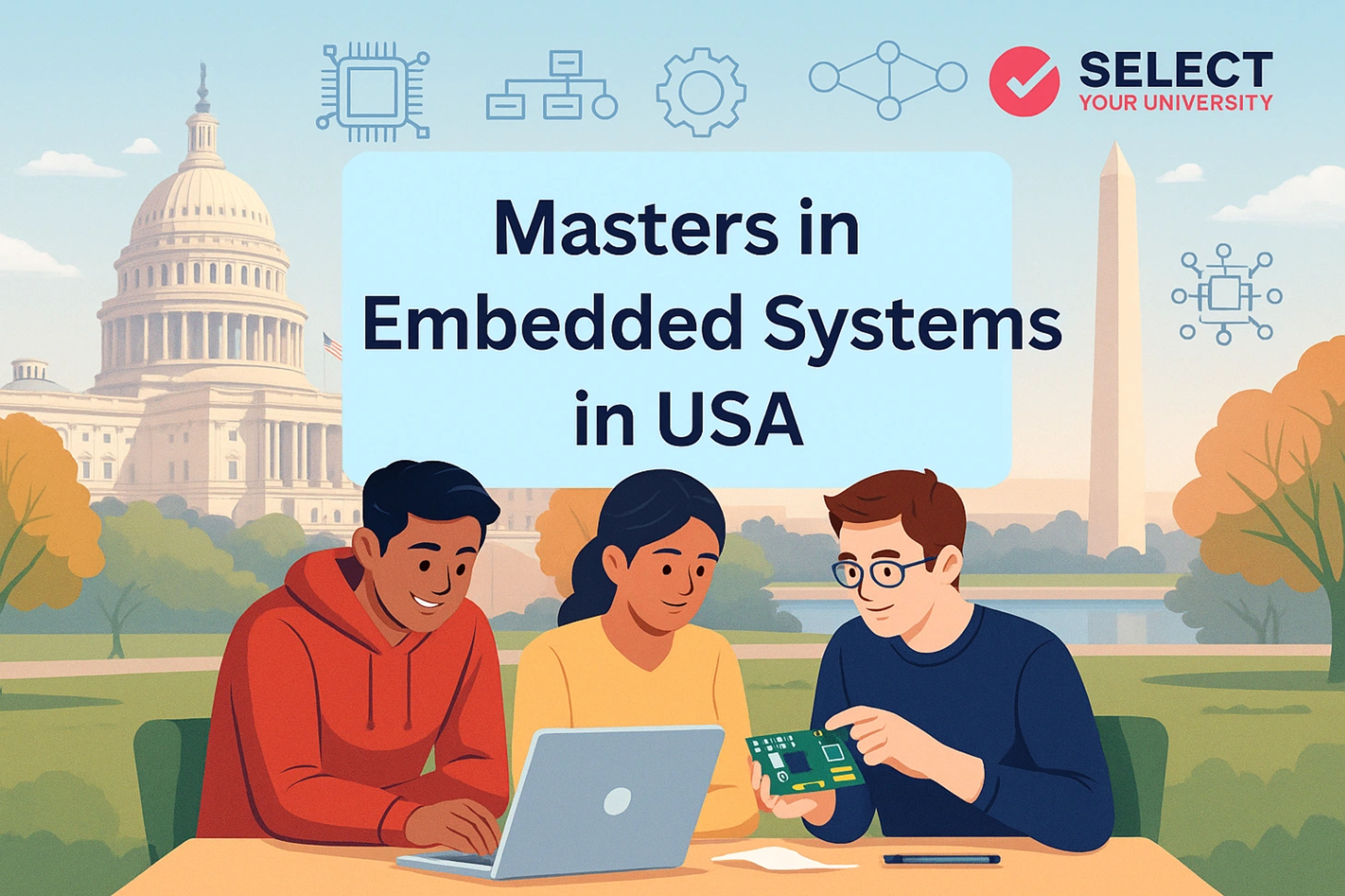 Masters in Embedded Systems in USA