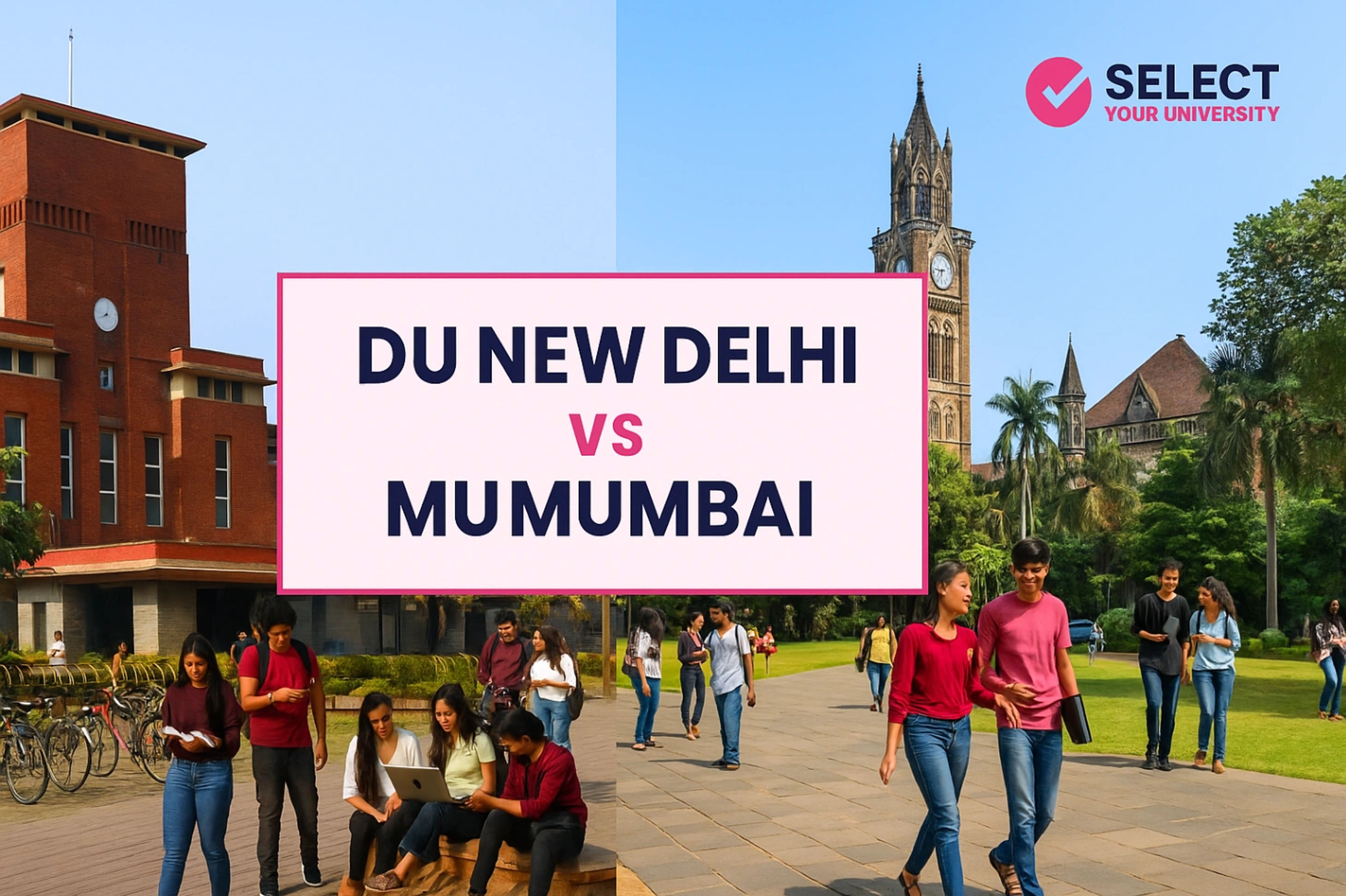 Mumbai University vs Delhi University 