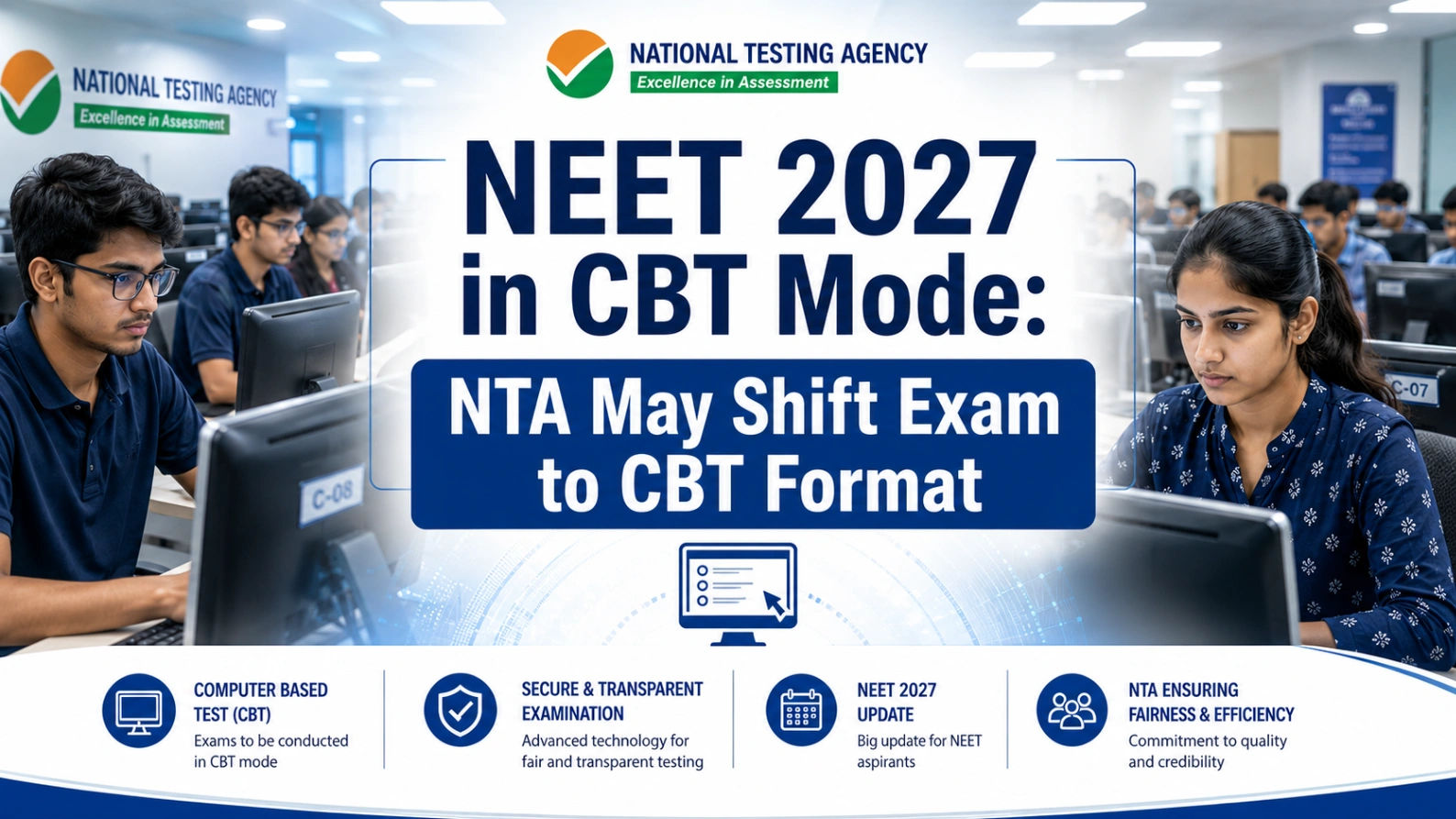 NEET Going CBT in 2027: How to Prepare for Computer-Based Mode