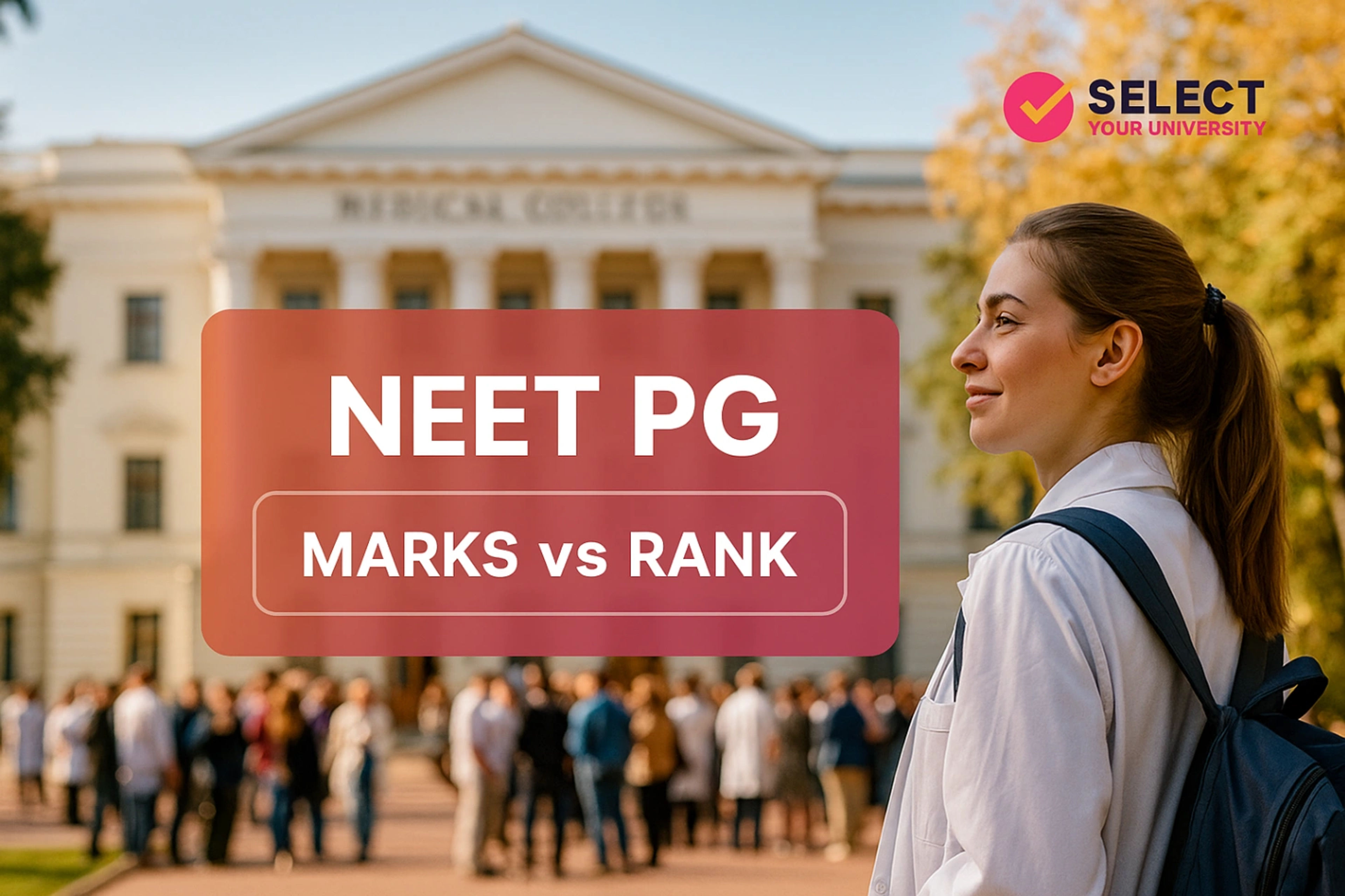 NEET PG Marks vs Rank