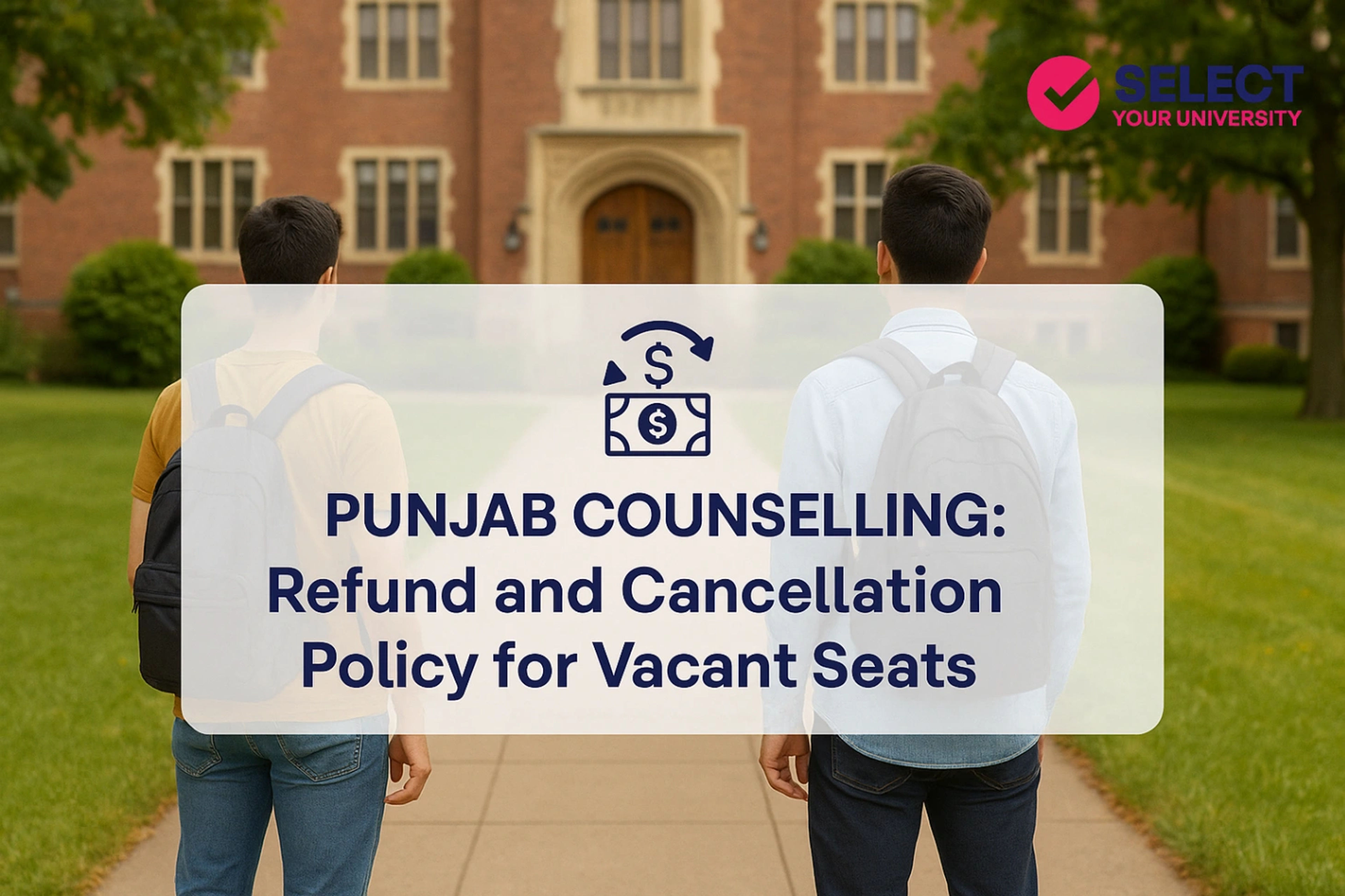Punjab Counselling 2025: Refund and Cancellation Policy for Vacant Seats