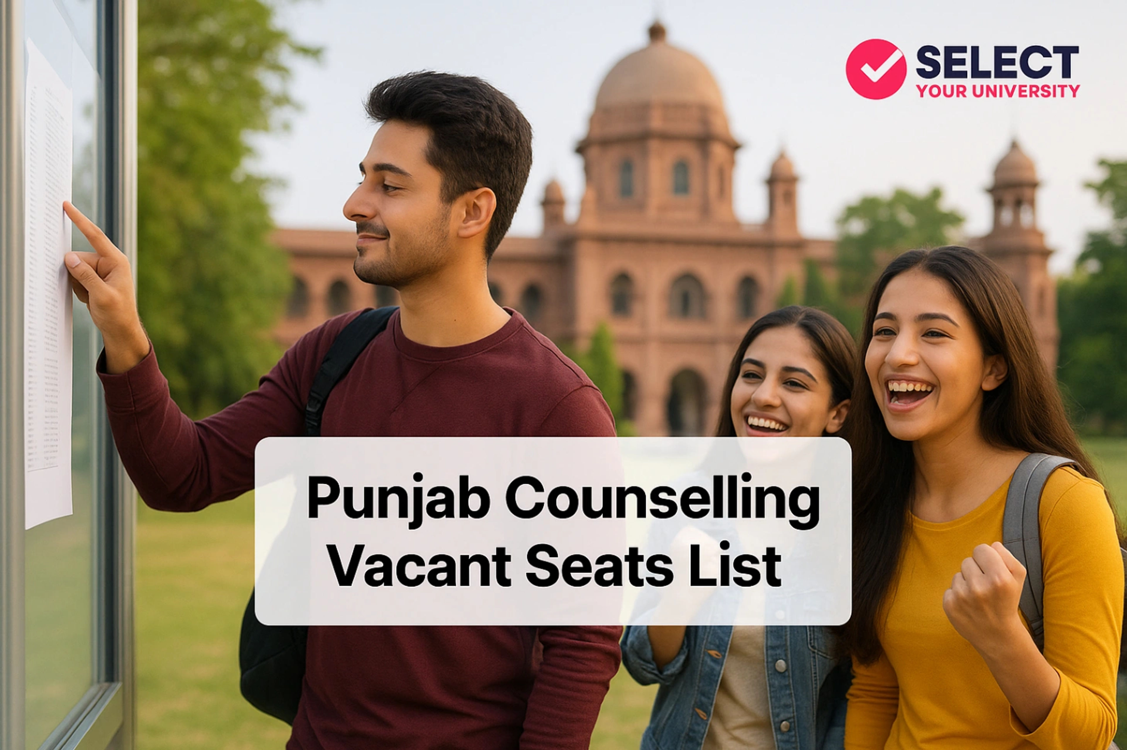 Punjab Counselling Vacant Seats List