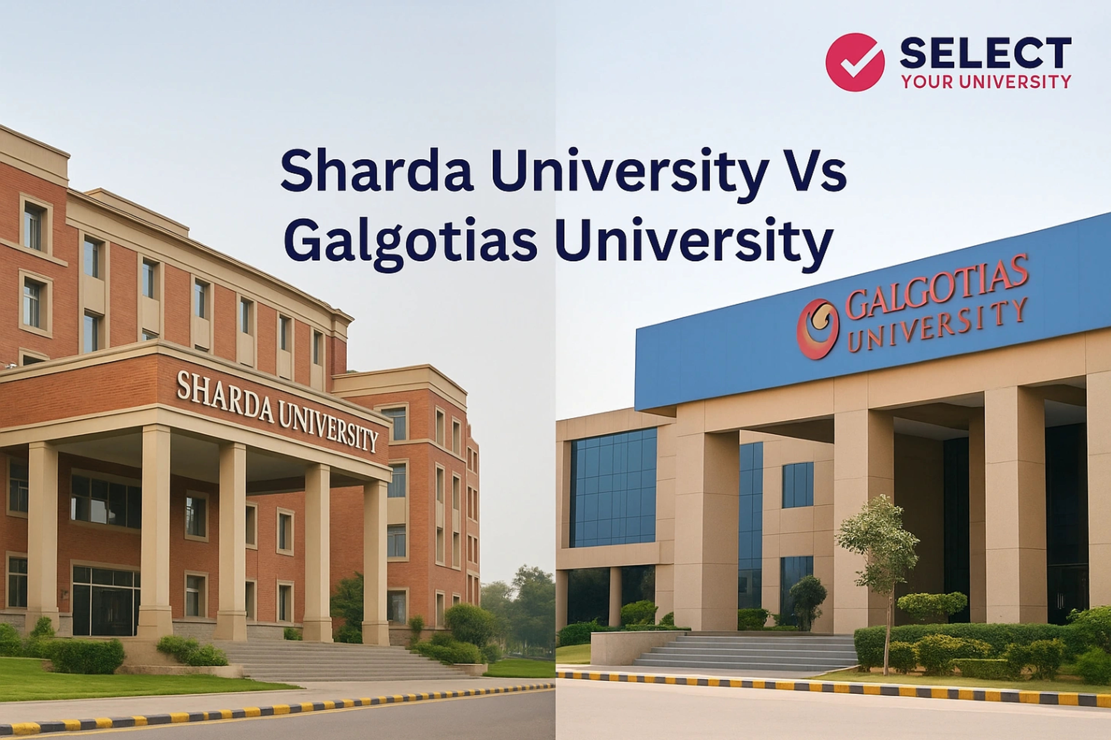 Sharda University vs Galgotias University