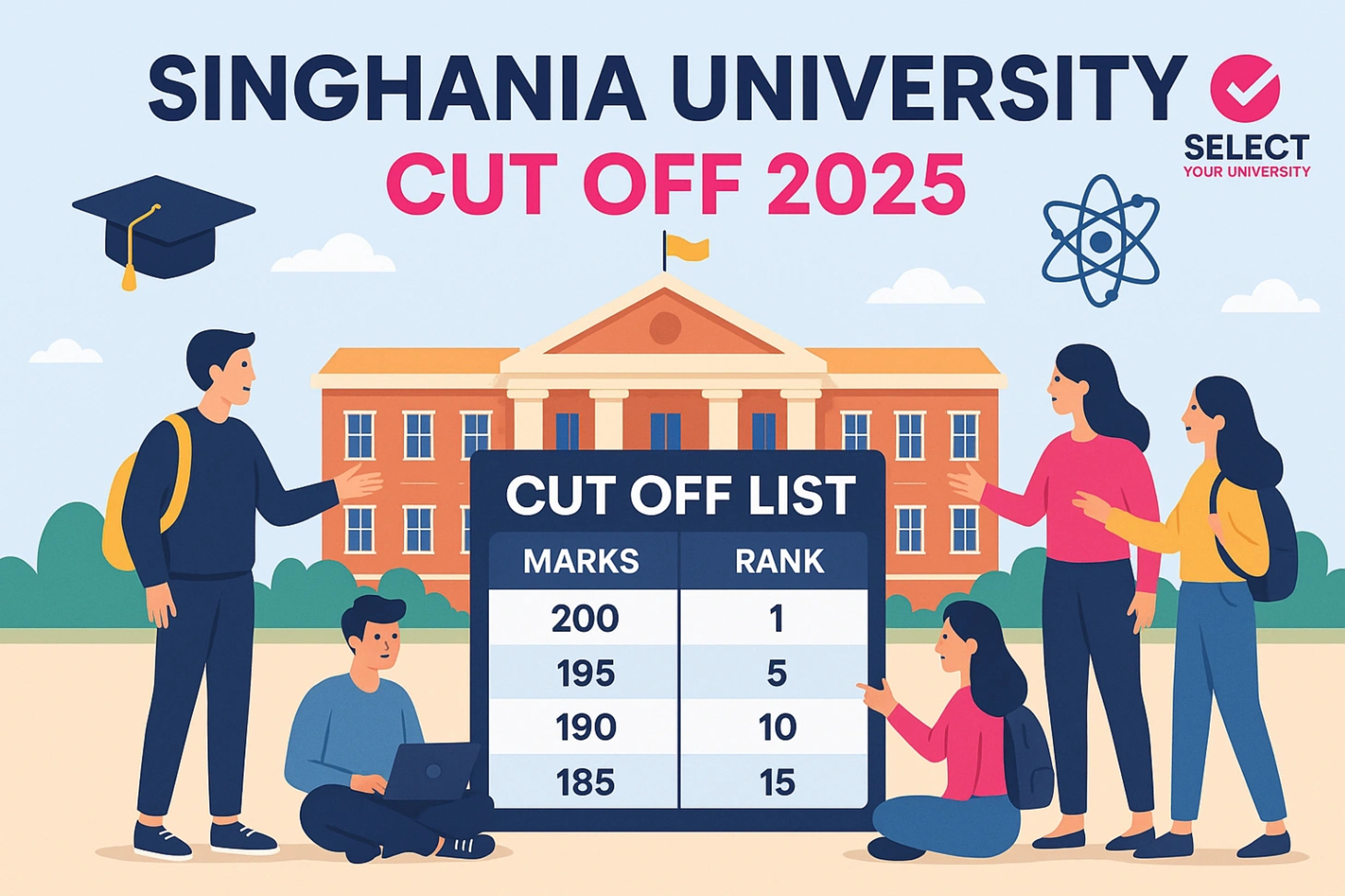Singhania University Cutoff