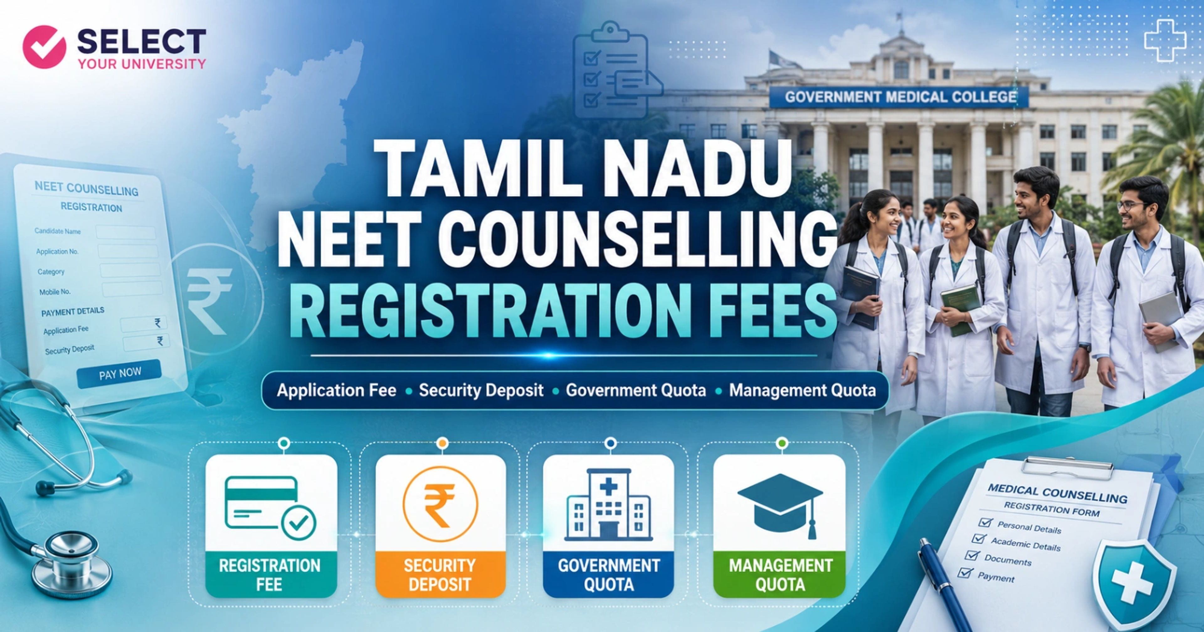 Tamil Nadu NEET Counselling 2026 Registration Fees