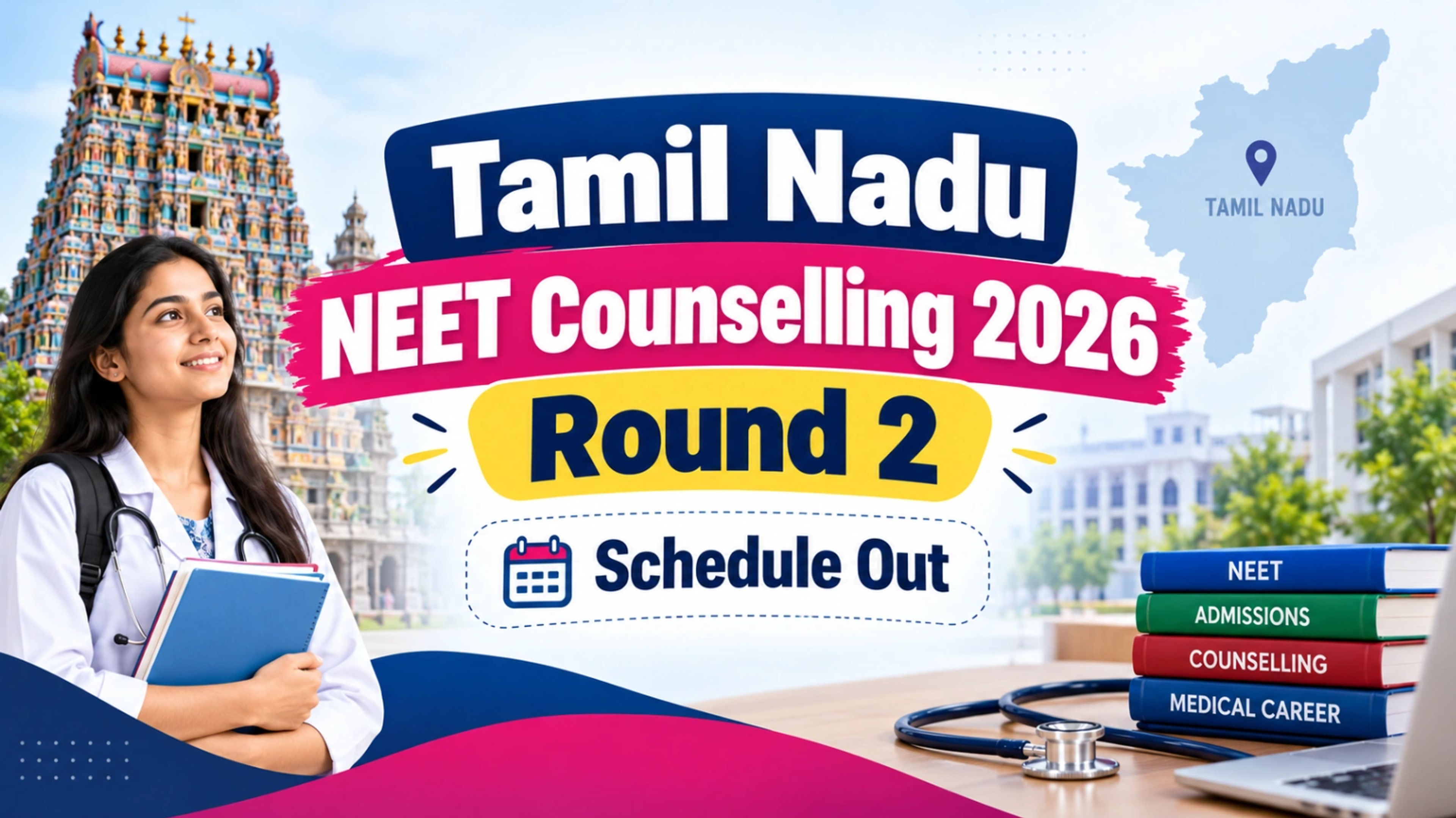 Tamil Nadu NEET Counselling 2026 Round 2 Schedule