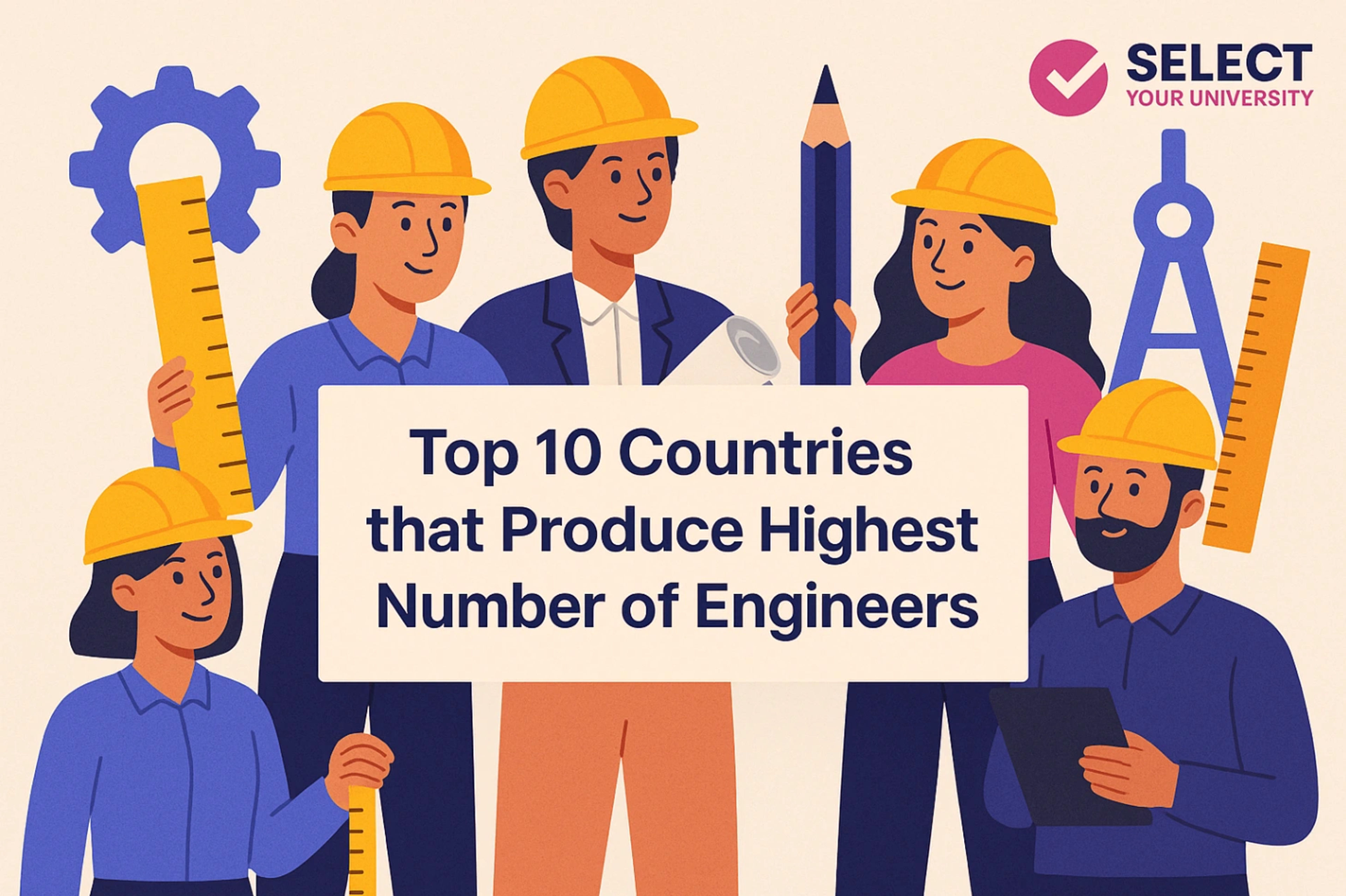 Top 10 Countries that Produce Highest Number of Engineers