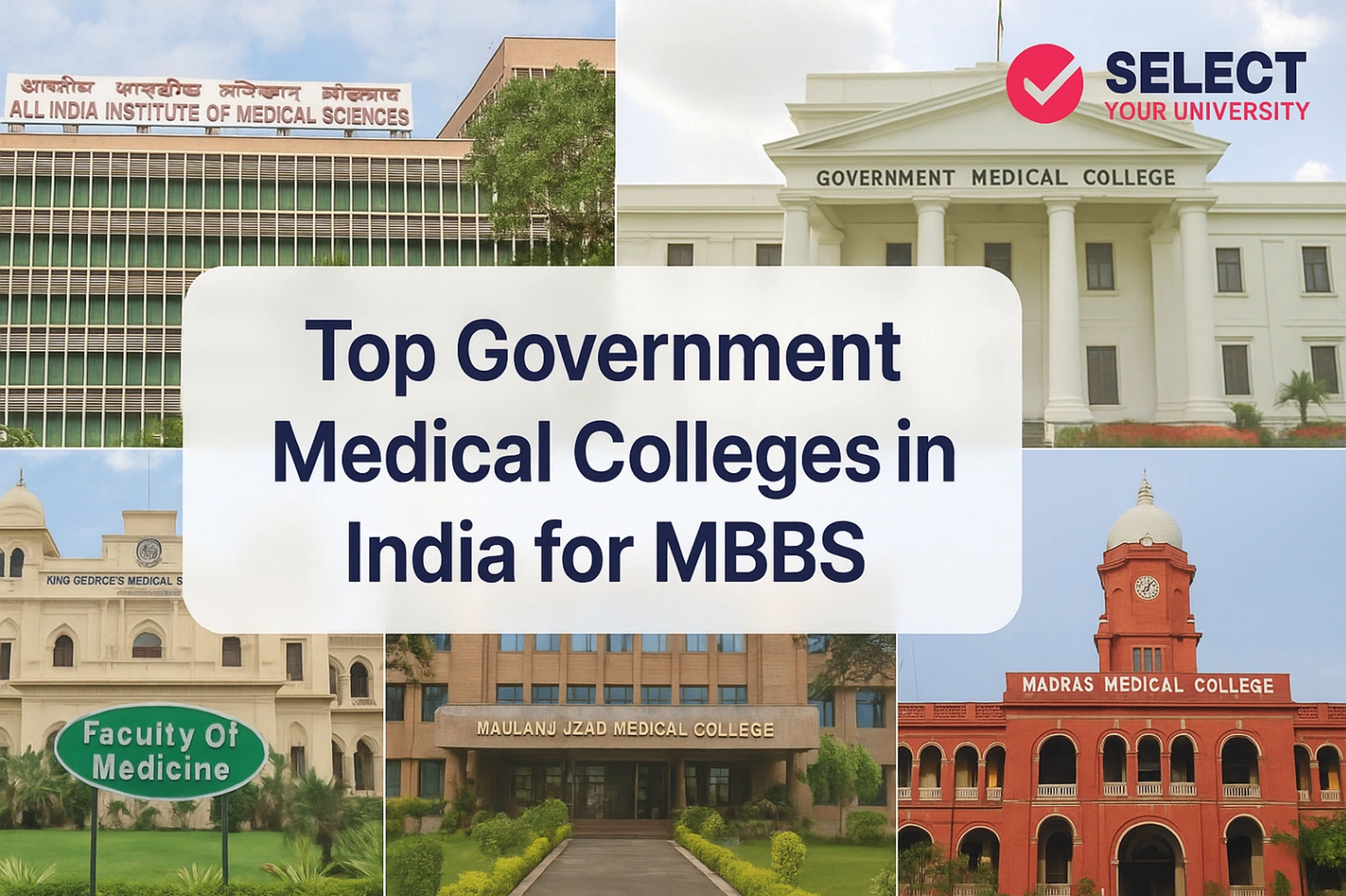 Top Government Medical Colleges in India for MBBS