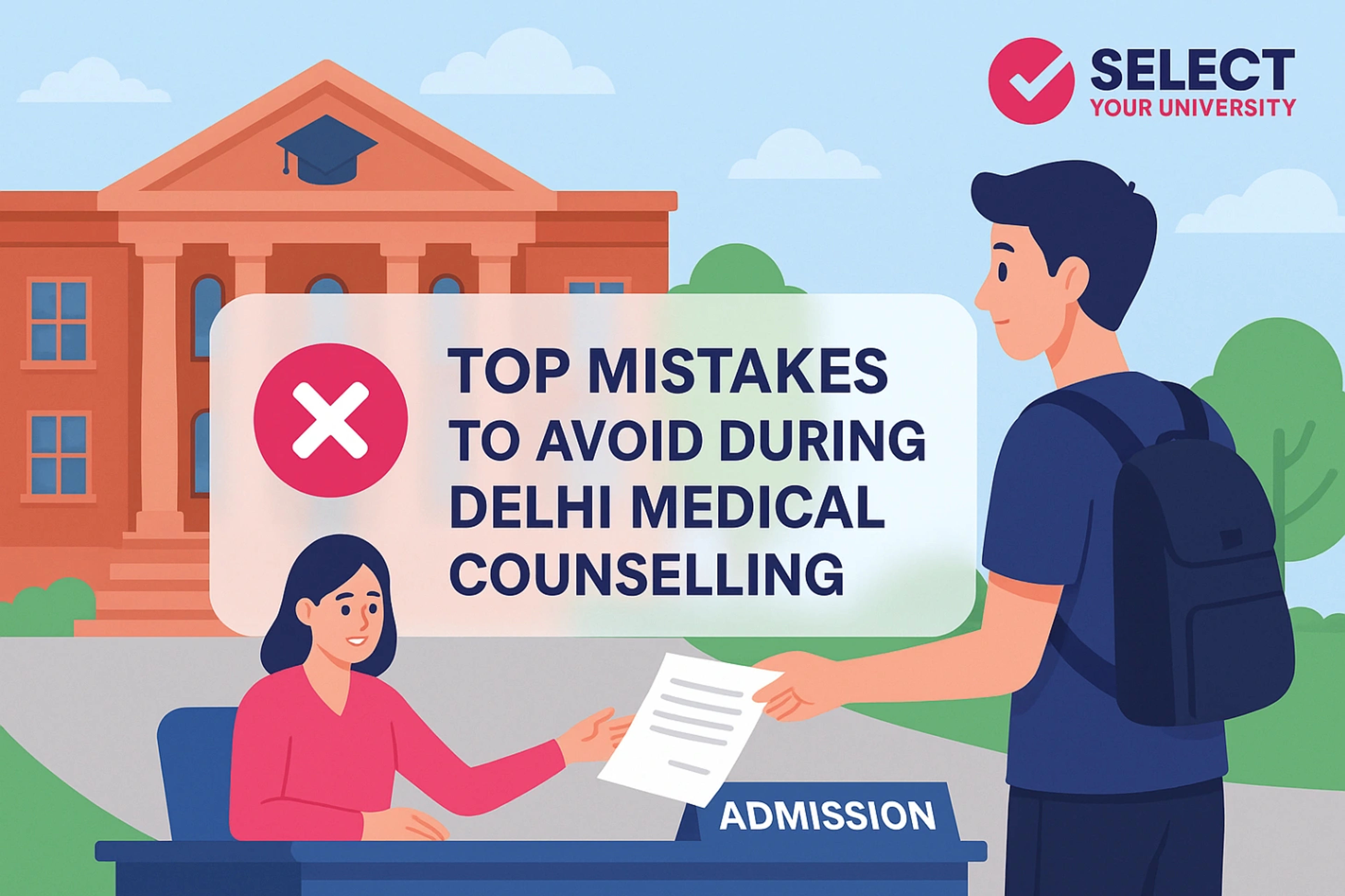 Top Mistakes to Avoid During Delhi Medical Counselling